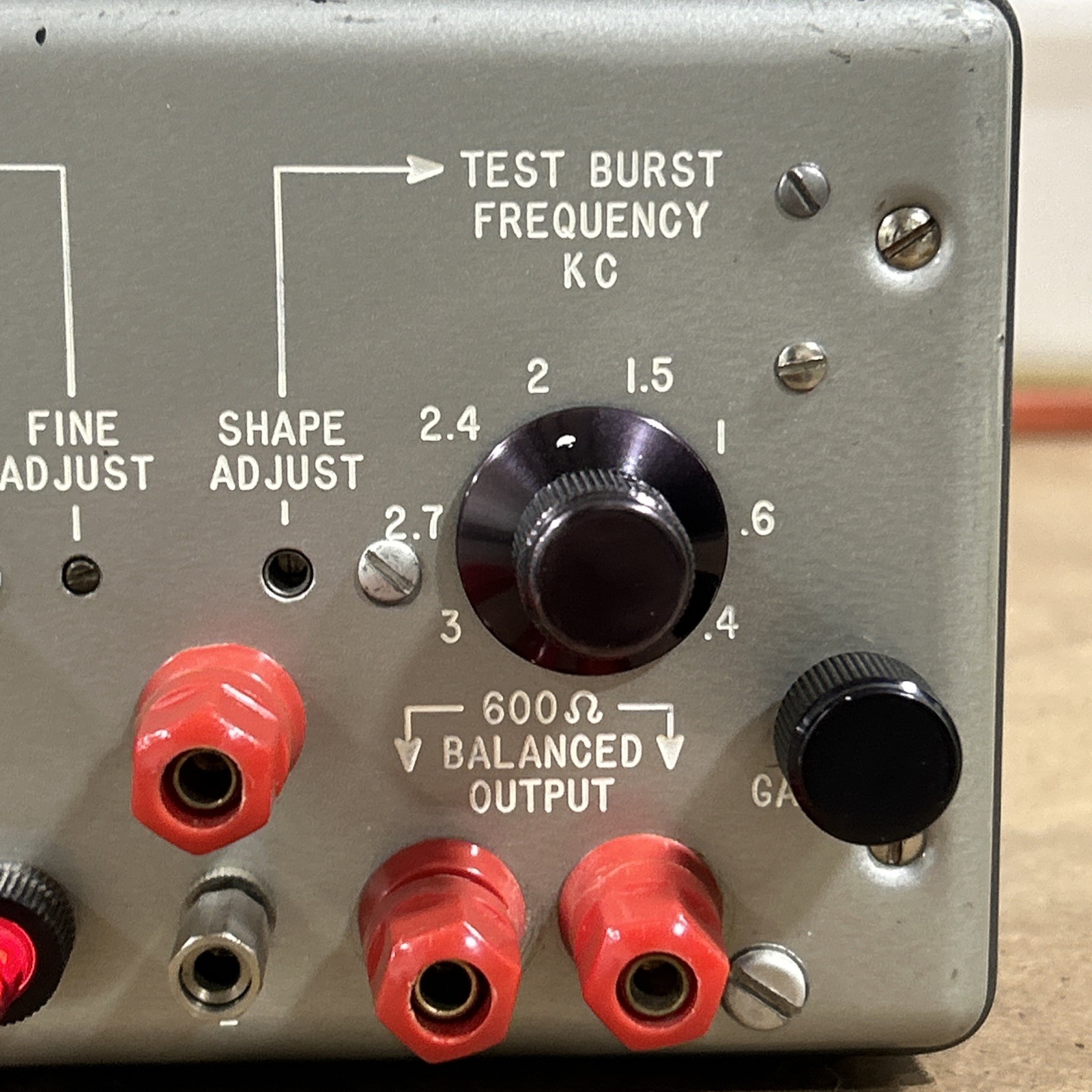Vintage Test Burst Duration And Frequency Generator Tone/Pulse Burst Working