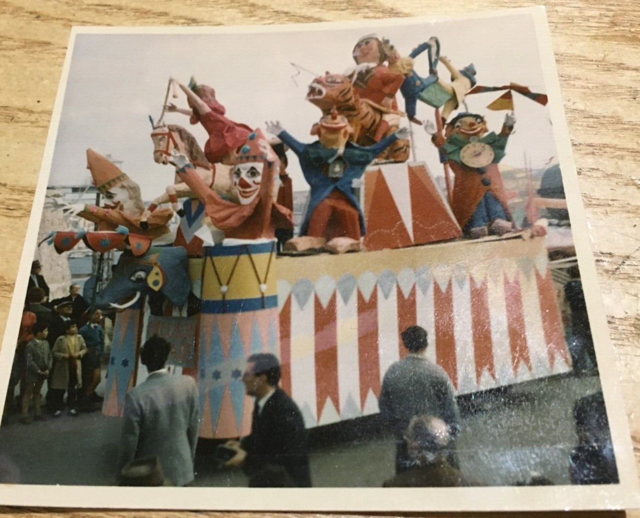 MALTA CARNIVAL FLOAT PROCESSION EARLY FULL COLOUR PHOTOGRAH 1960 9/9CM