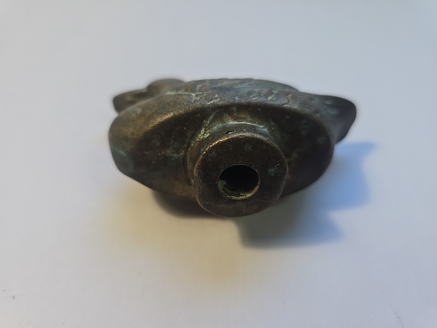 Vintage Brass Duck Decorative Cane or Door Handle Faucet Knob ~ 1/2″ Opening