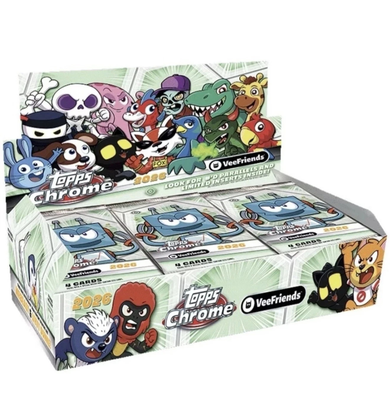 2026 Topps Chrome VEEFRIENDS Hobby Box – Factory Sealed