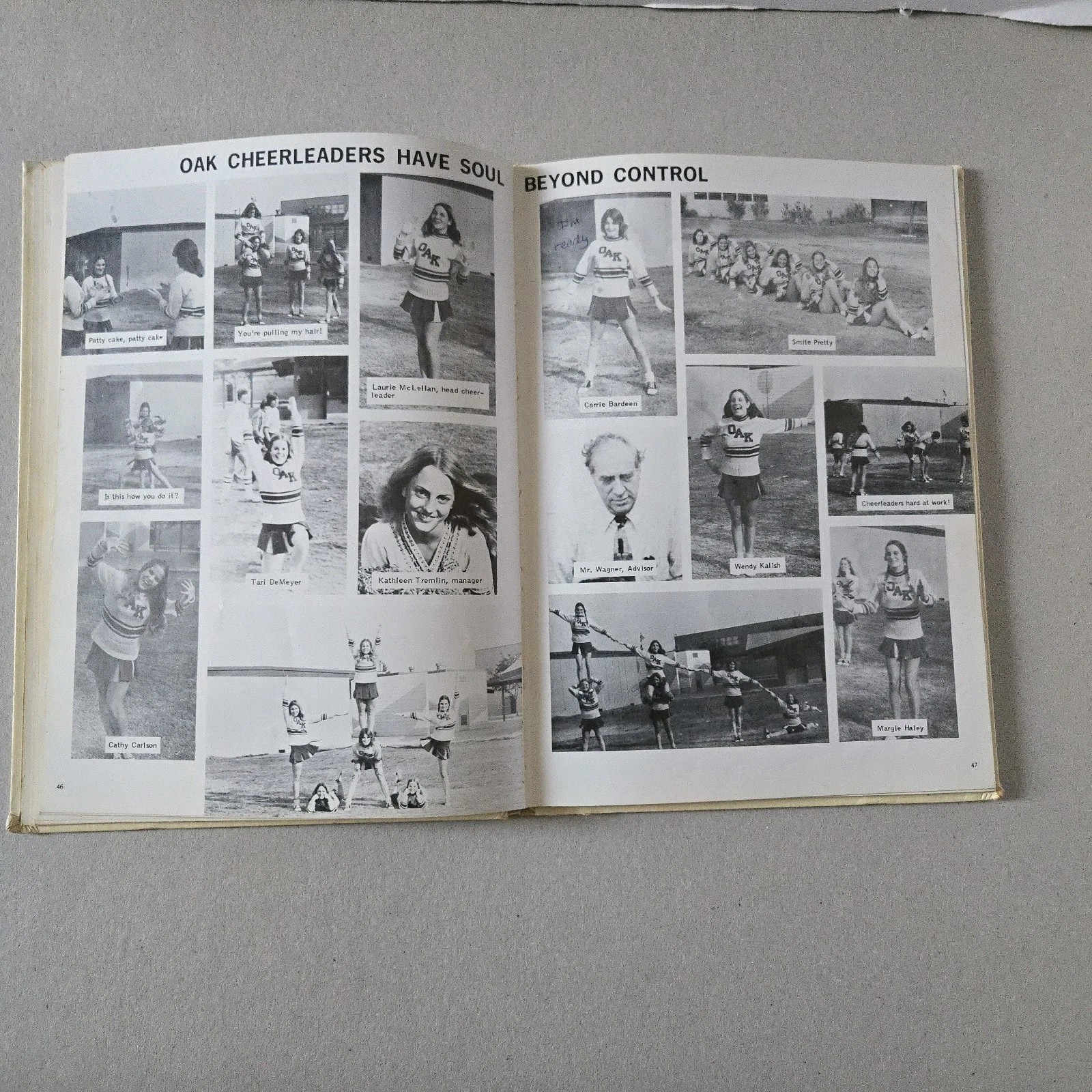 1976 1977 Oak Junior High School Trojans Anaheim California Yearbooks AS IS