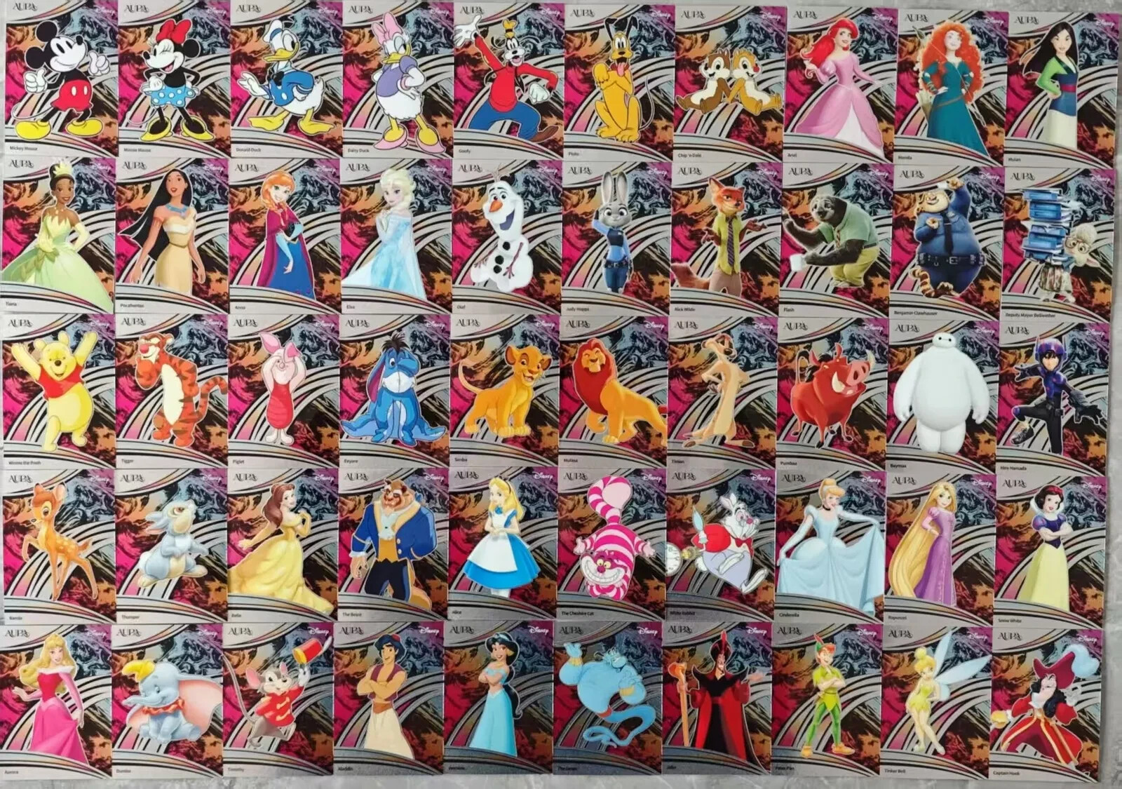 Mickey Mouse Minnie Mouse 2025 Kakawow Aura Disney Base Full Set 1-144