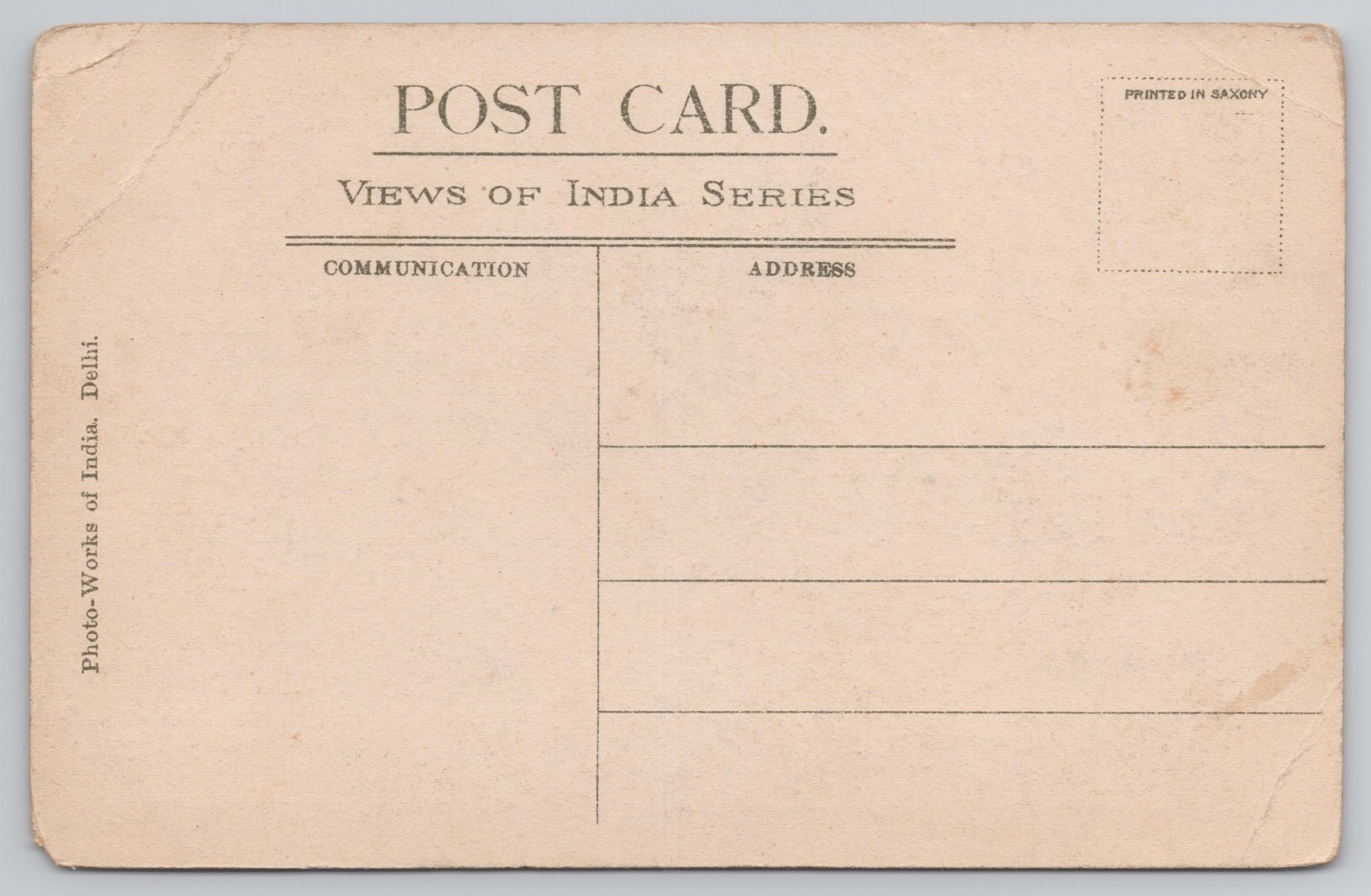Darbar in Afghanistan Durbar Officials Photo-Works India Postcard c. 1910