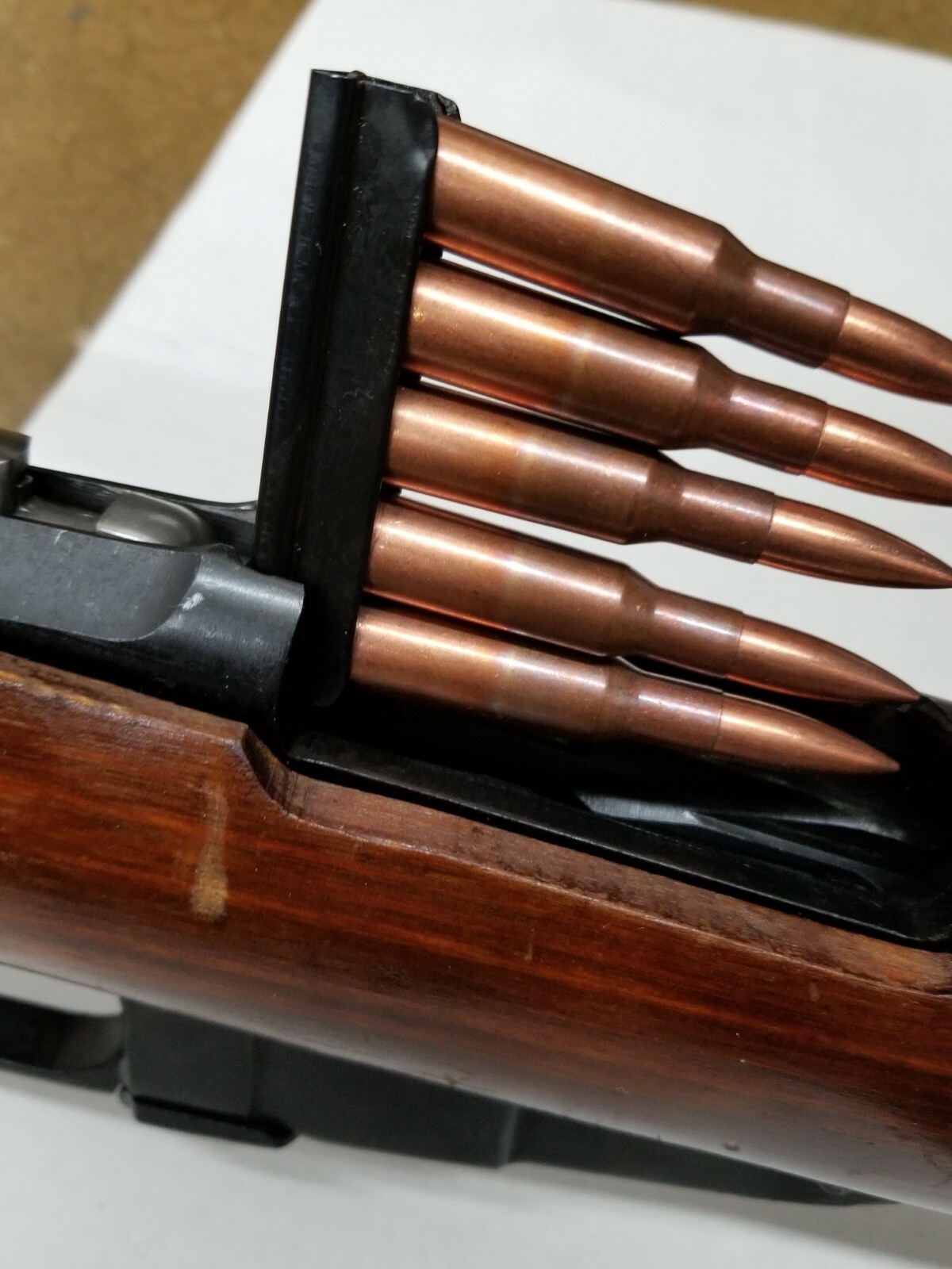 ORIGINAL EAST BLOCK MOSIN NAGANT RIFLE 5 RD. STRIPPER CLIPS (SET OF 2 PIECES)