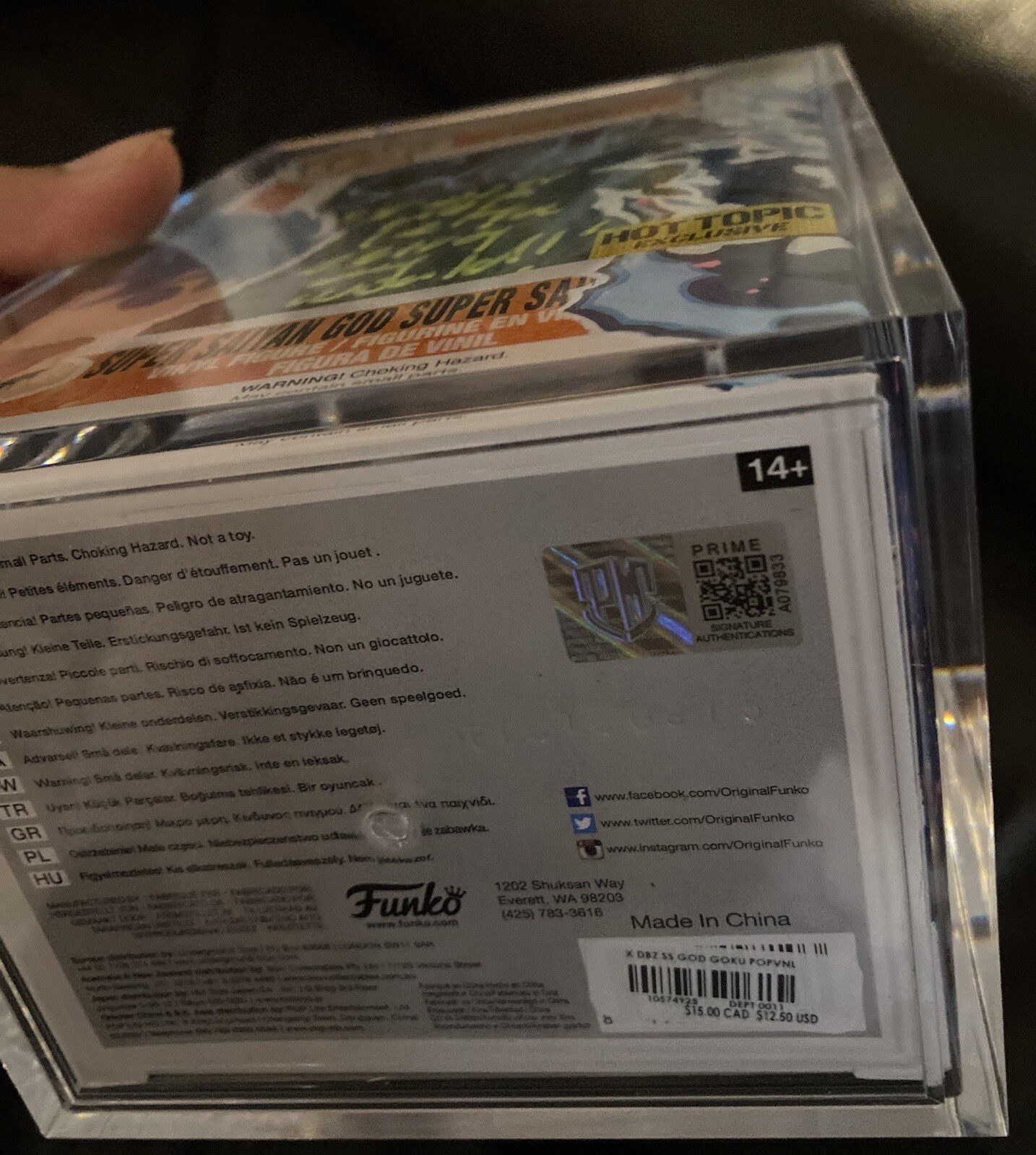 Funko Pop Mystery All Autographed Boxes With Big 7 Signature pop!!