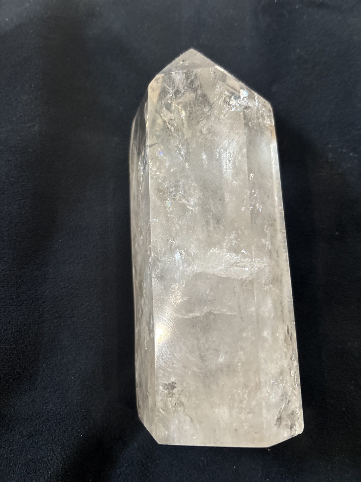 Natural Clear Quartz Crystal Point Tower Generator 1lb 12oz 6” Healing Stone