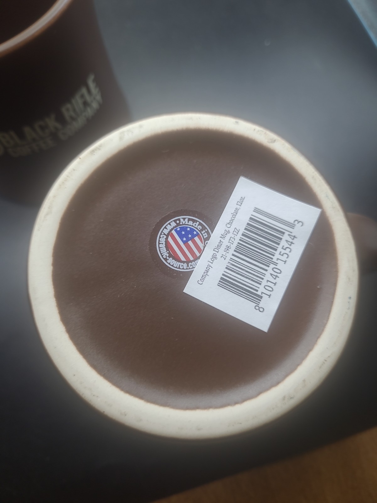 2 X Black Rifle Coffee Company BRCC New Brown Ceramic Mugs Made USA Coffee Cups