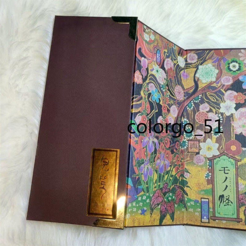 Mononoke Anime Six-panel Paper Folding Screen Gold-sprinkled Collectible Gifts