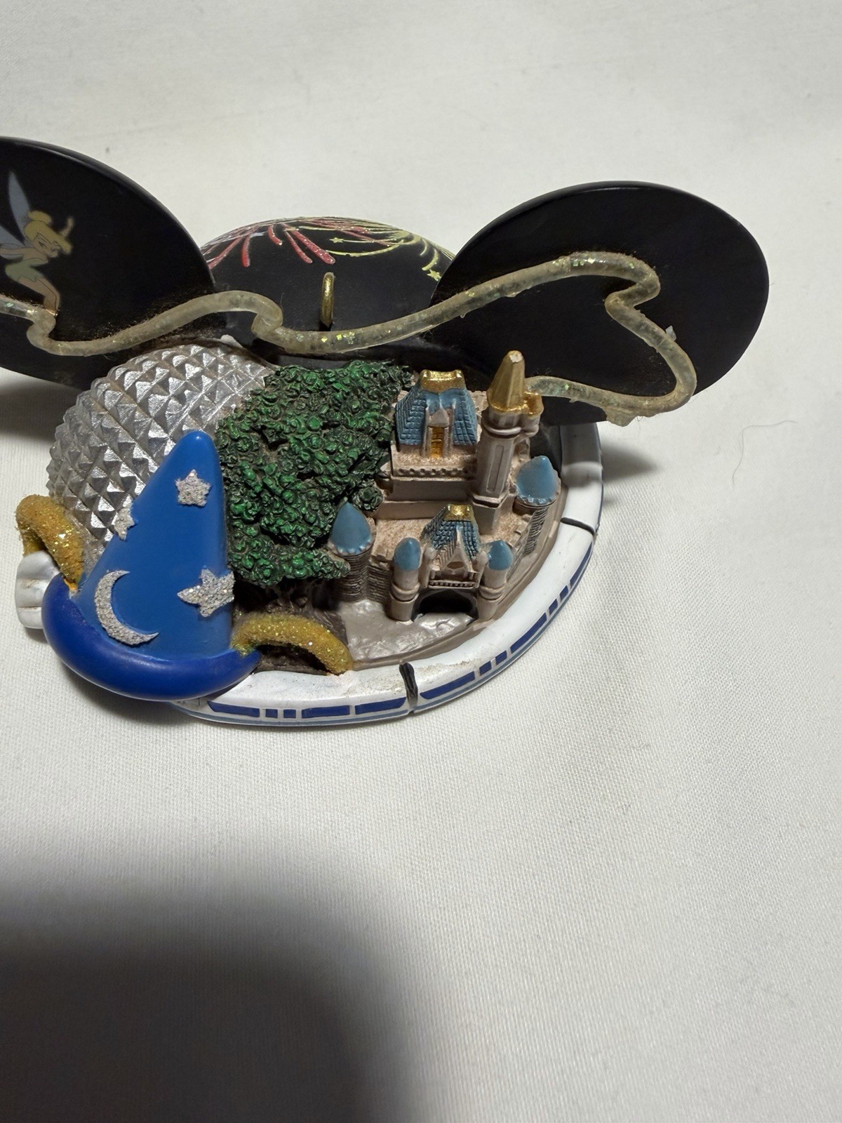 Walt Disney World Four Parks One World Mickey Ear Hat Ornament