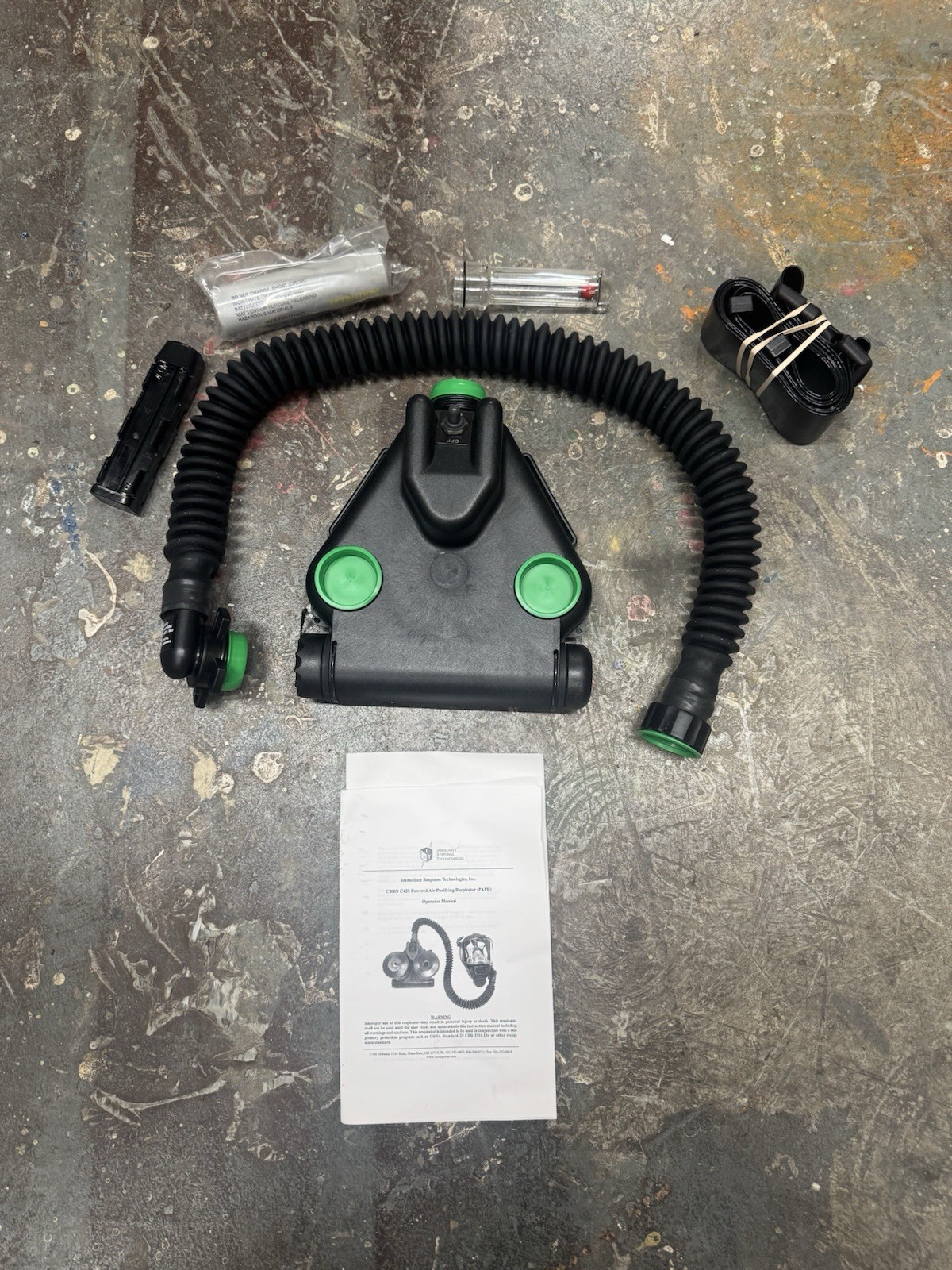 IRC/SCOTT C420 PAPR KIT. NEW OLD STOCK. CAG DEVGRU SEAL USASOC USBPSOG ISA