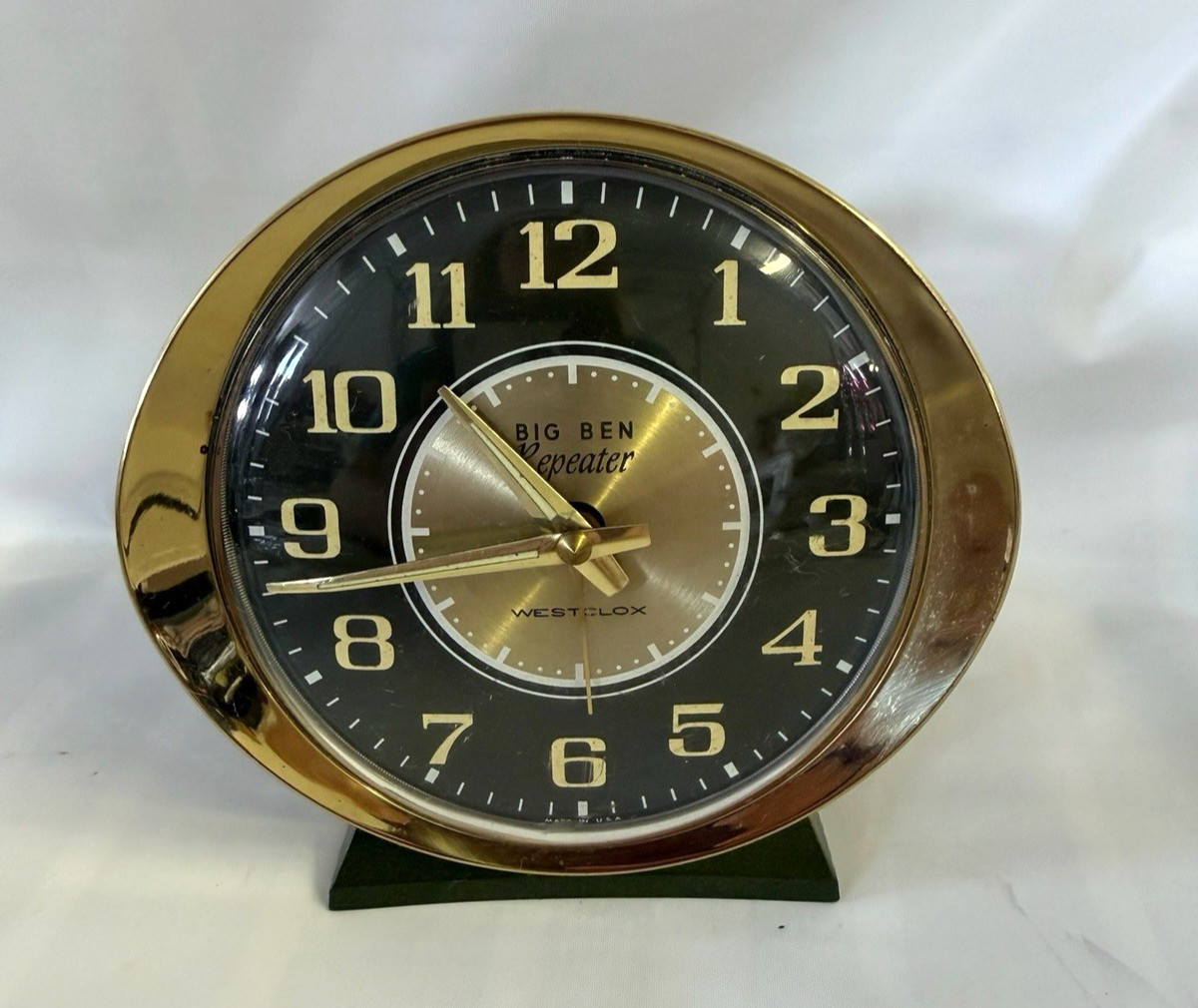 Westclox Repeater Big Ben Deluxe Windup Luminescent Alarm Clock Retro Clock