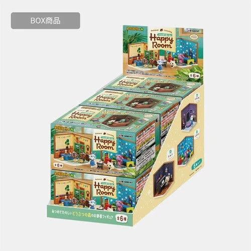 Animal Crossing Happy Room All 6 Types Figure Complete Set Re-Ment