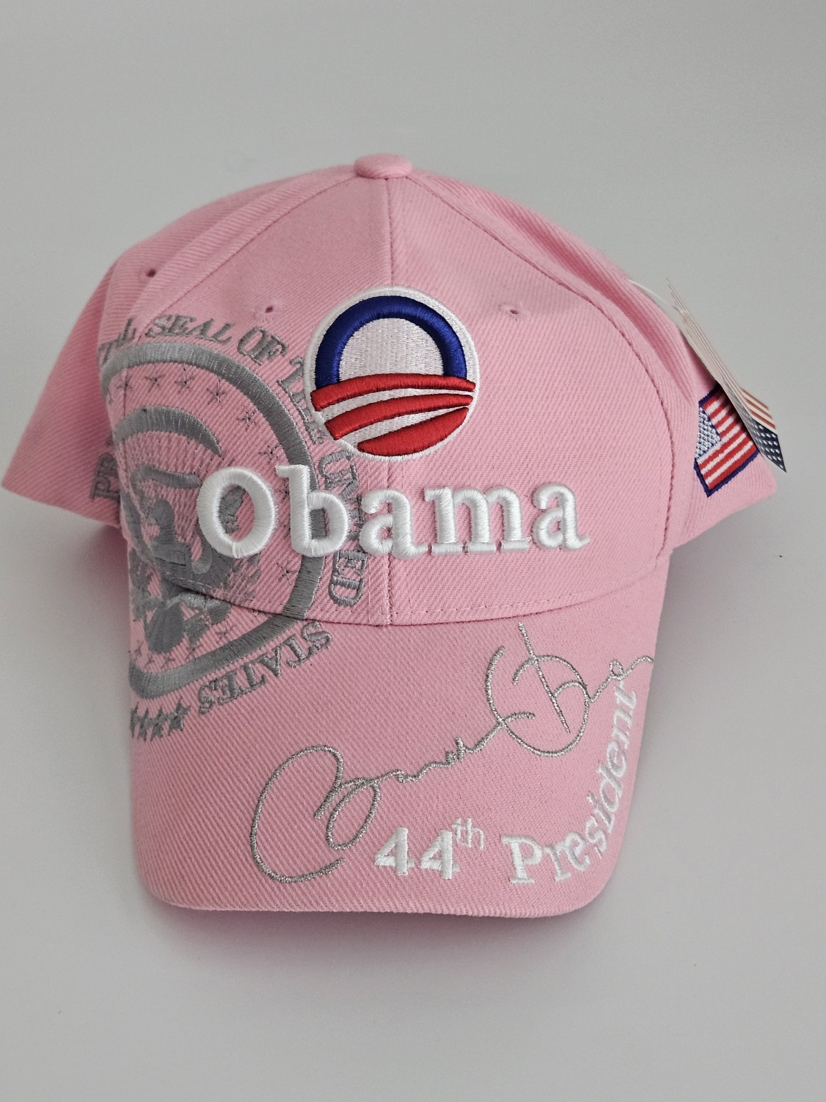 Barack Obama 44th President Pink Hat Cap 2009-2017 United States