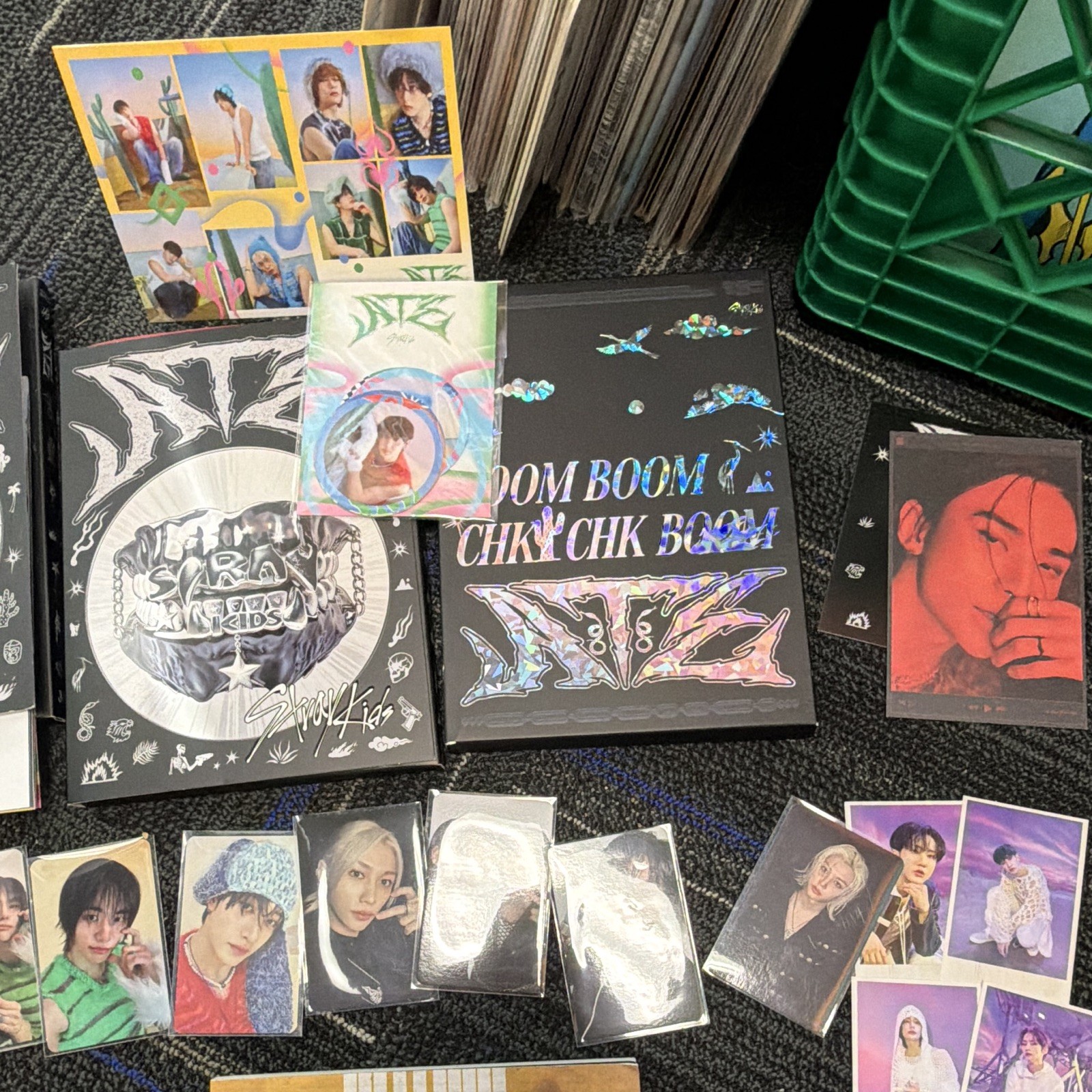 Stray Kids CD lot with Art Cards! ATE, Yellow Wood, All Star