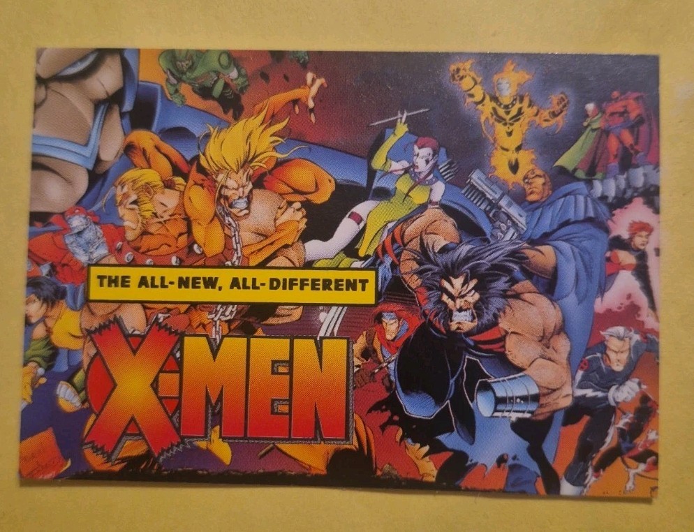 1995 Marvel Fleer Ultra X-Men Age of Apocalypse Promo Card Checklist Comic Promo