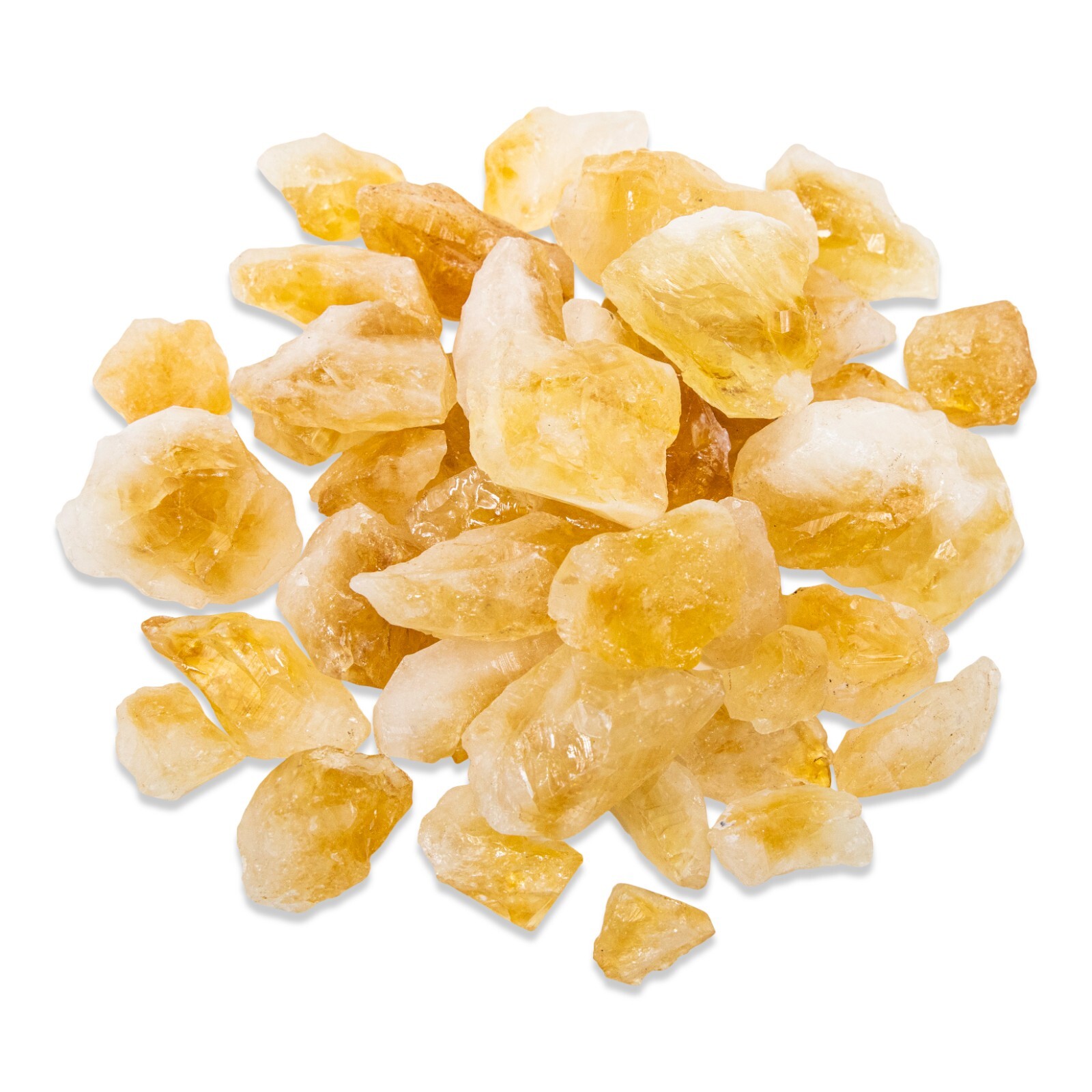 Citrine Crystal Chunks – Raw Citrine Bulk – Healing Crystals 1/2 LB – 2 LBS