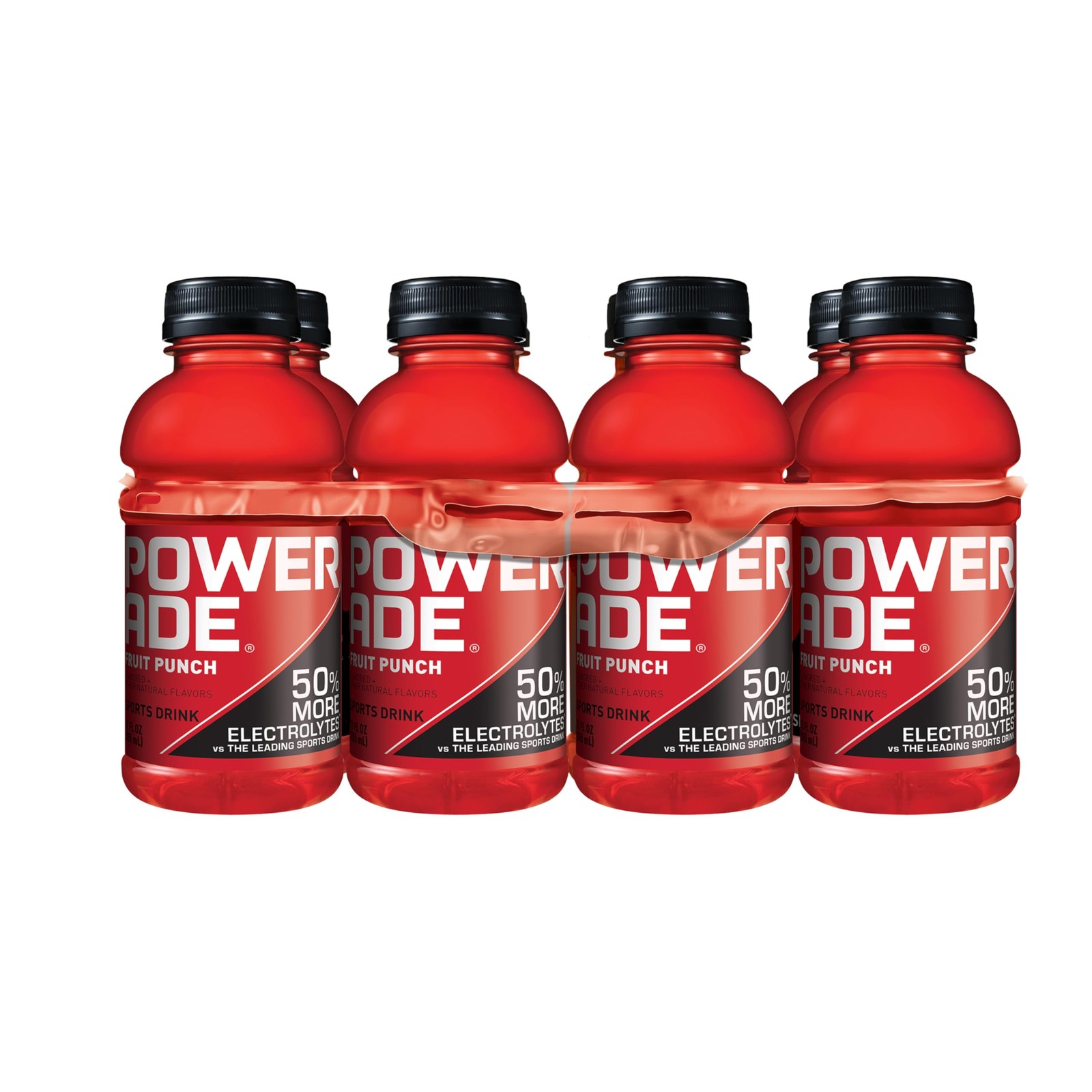Sports Drink Fruit Punch 12 Ounce Pack of 8