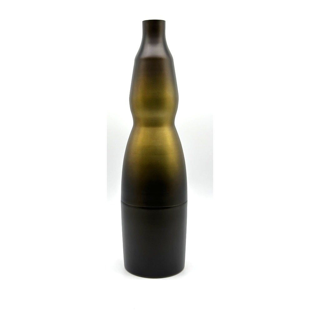 Babette Holland Spun Aluminum Keiko Pot 20 “ Tall Ombre
