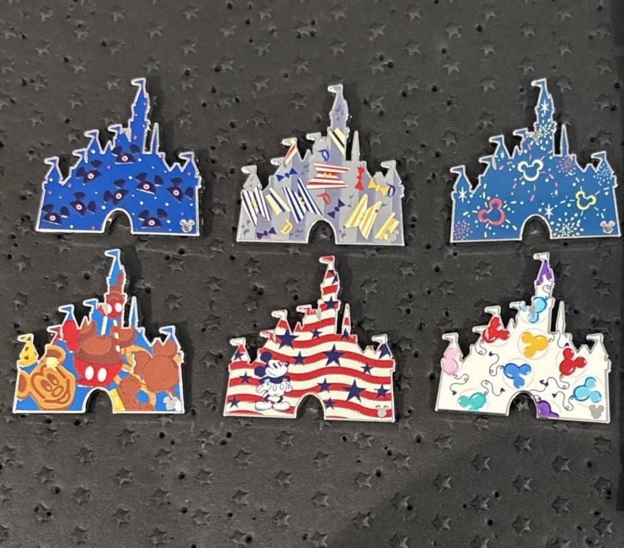 DLR 2025 Hidden Disney Wave A Castles Full Set With Chaser Lot 6