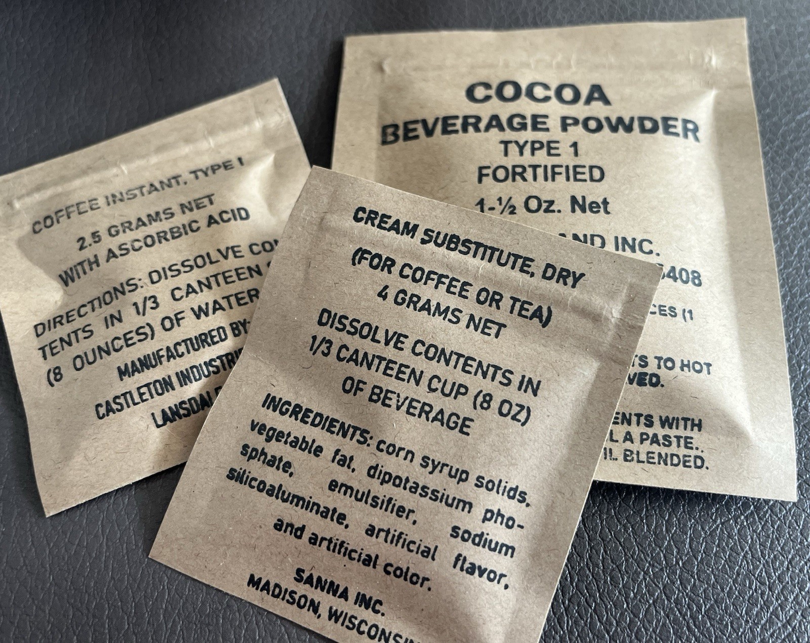 Vietnam Long Range Patrol Ration – Fully Edible And Refillable Ration Kit