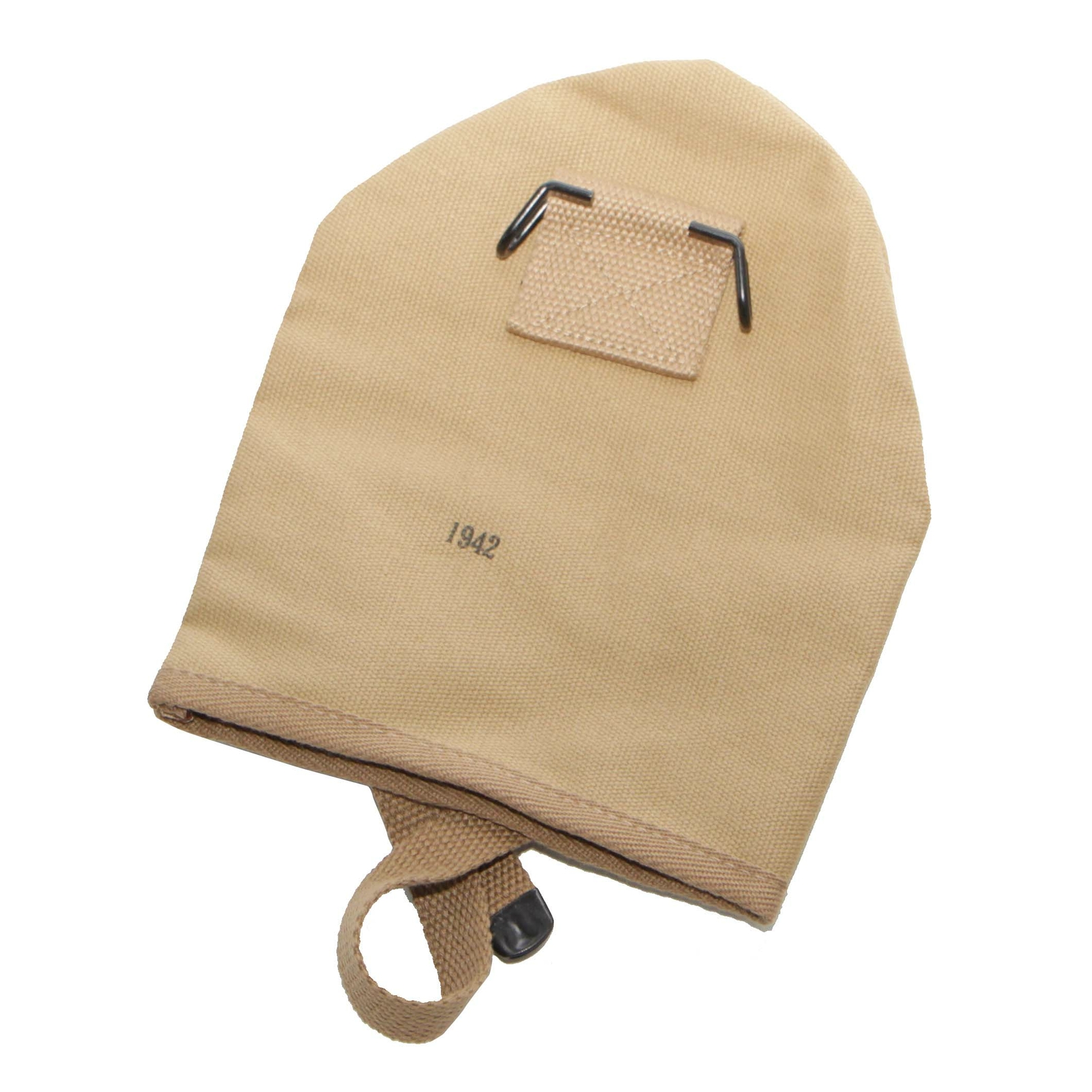 US WW2 M-1910 T-Handle Shovel Cover Carrier Khaki Reproduction with Mark