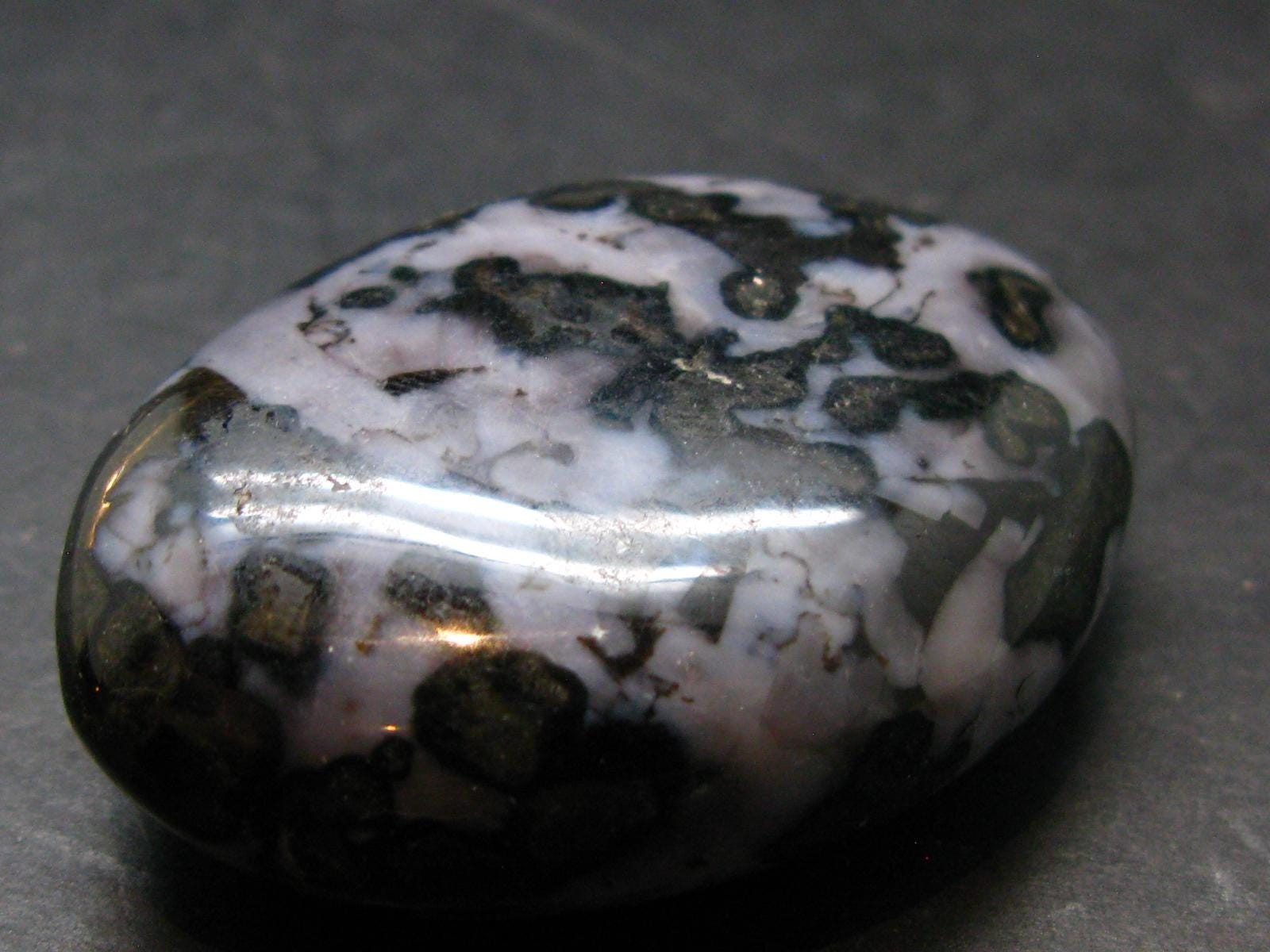 Gabbro Mystic Merlinite Tumbled Piece From Indian Ocean – 1.9″