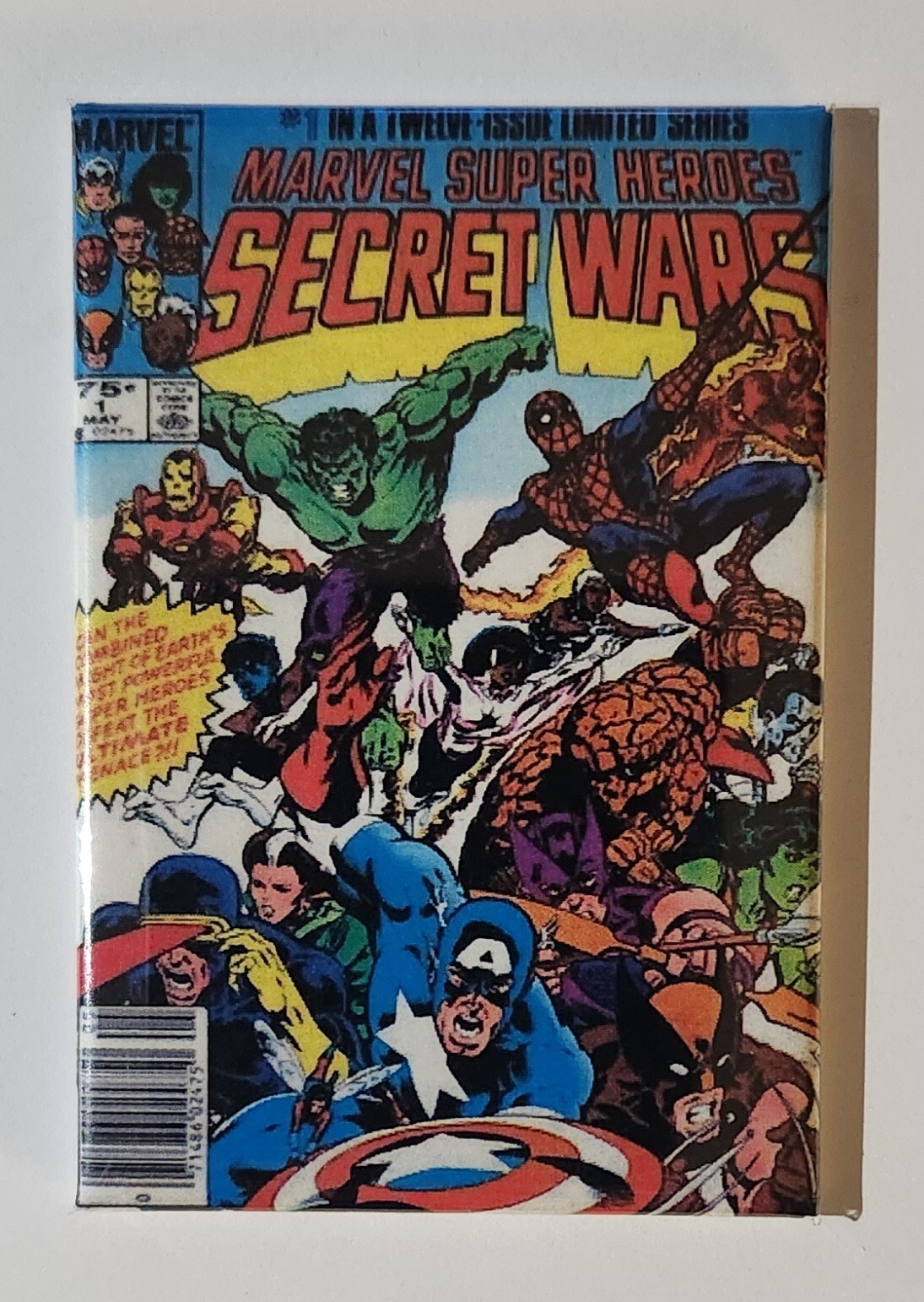 Secret Wars 1 Refrigerator Magnet 2″ by 3″ Marvel Comic