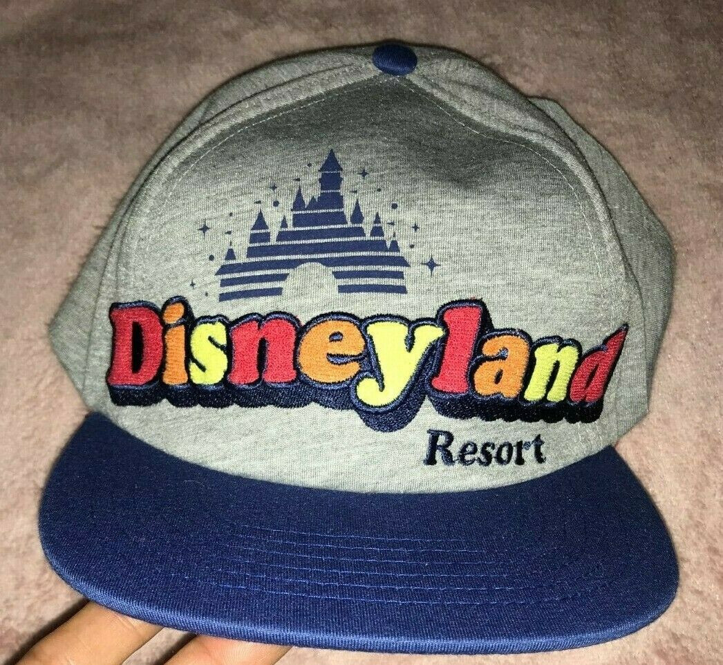 Disneyland Resort Hat Cap Gray Adult Unisex Adjustable 57-60 cm