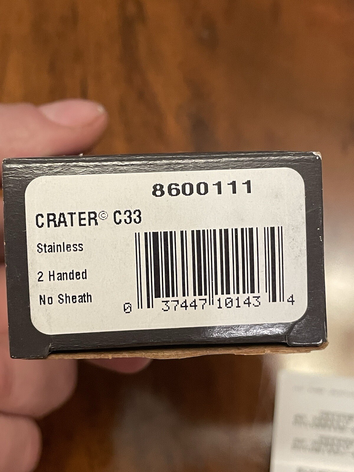 New! Leatherman Crater C33 CARABINER folding clip KNIFE. PLAIN EDGE. C33X