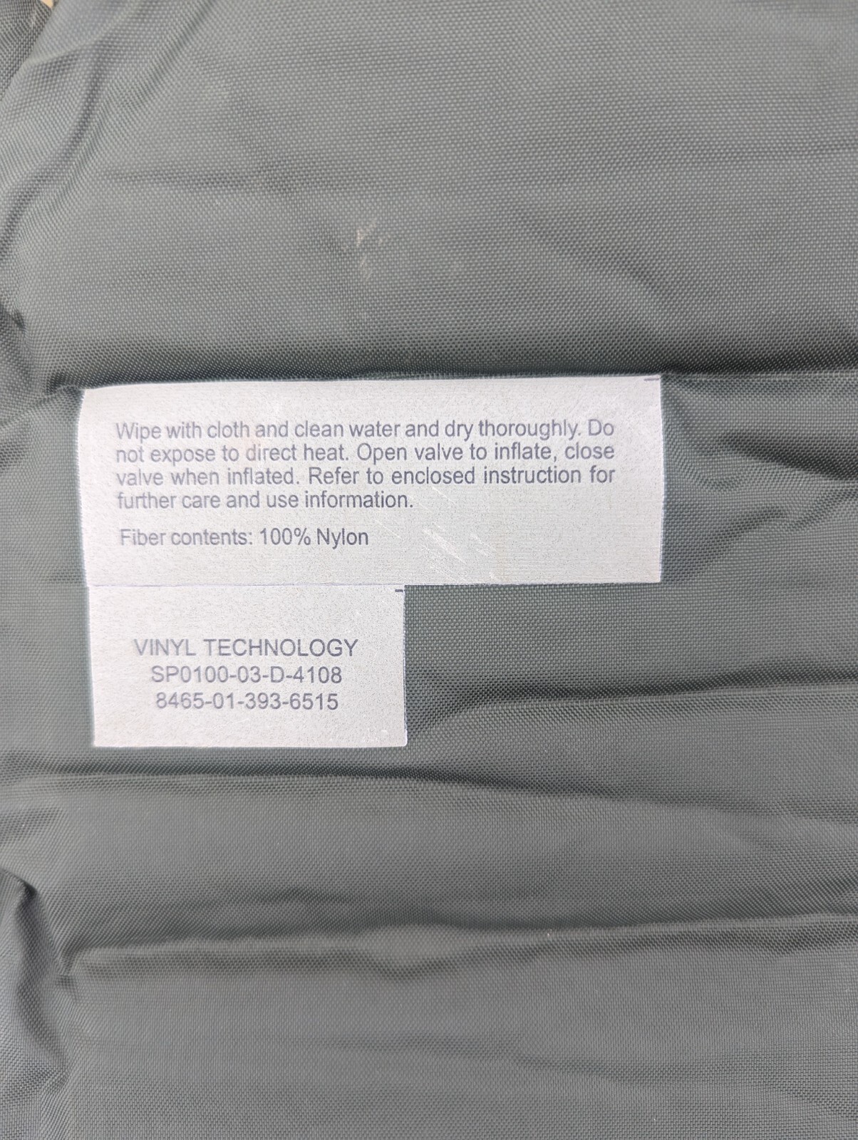 US Military Self Inflating Sleeping Mat Pad Mattress Rucksack Hiking Waterproof