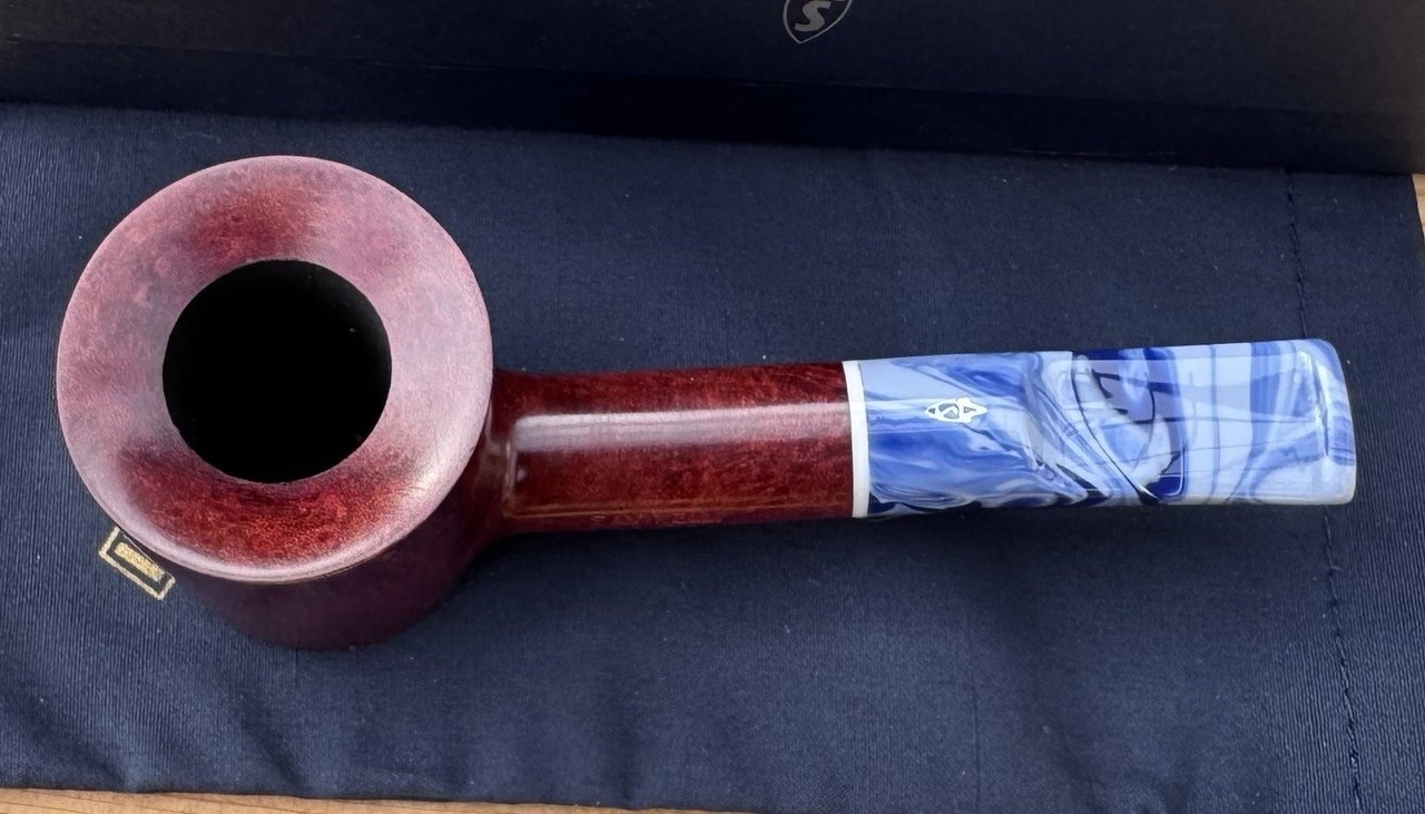 Savinelli Oceano Smooth Poker (311 KS) 6mm Filter Pipe – New