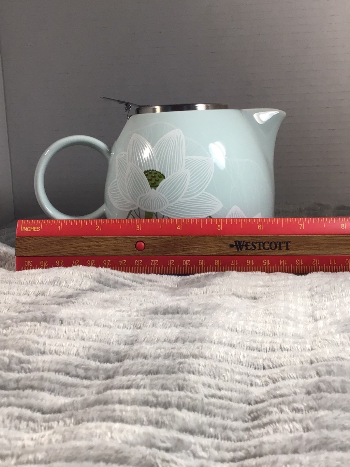 tea pots vintage Mint Green Ceramic Teapot with Stainless Steel Infuser Lid – Mo