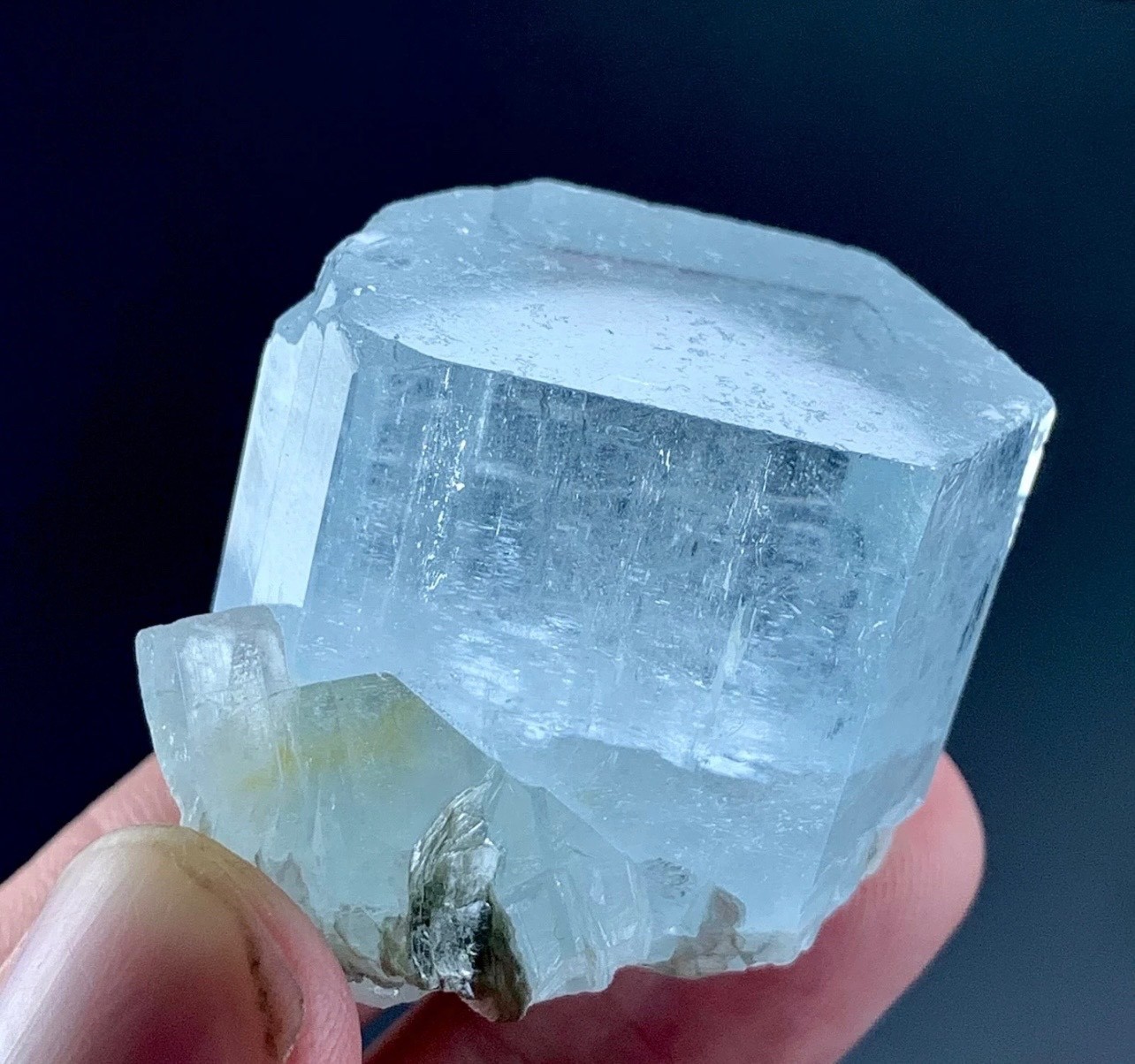 212 Carat Raw Natural Aquamarine Crystal specimen from Skardu, Pakistan