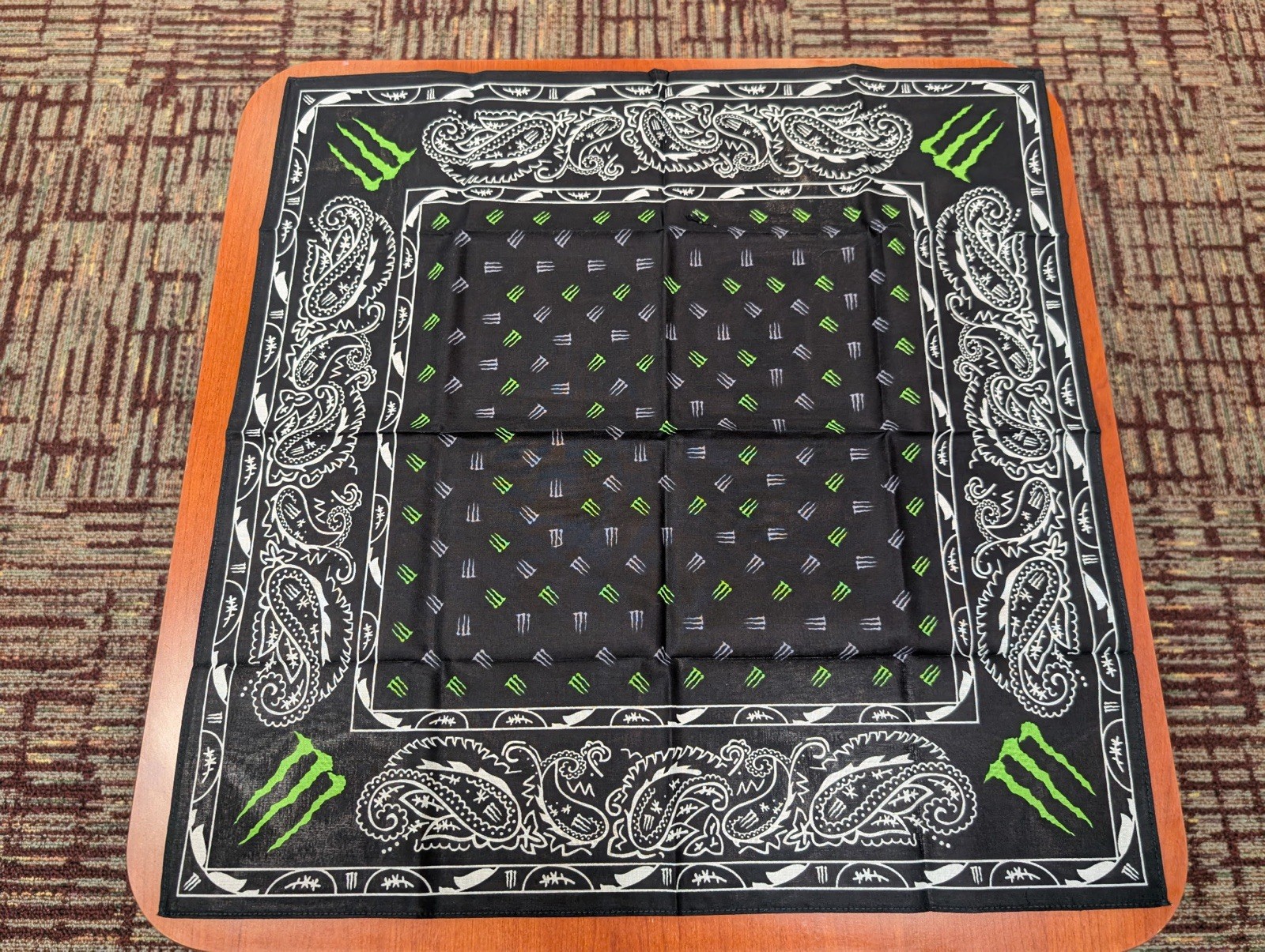 Monster Energy 22″ Monster Pattern Bandana – New