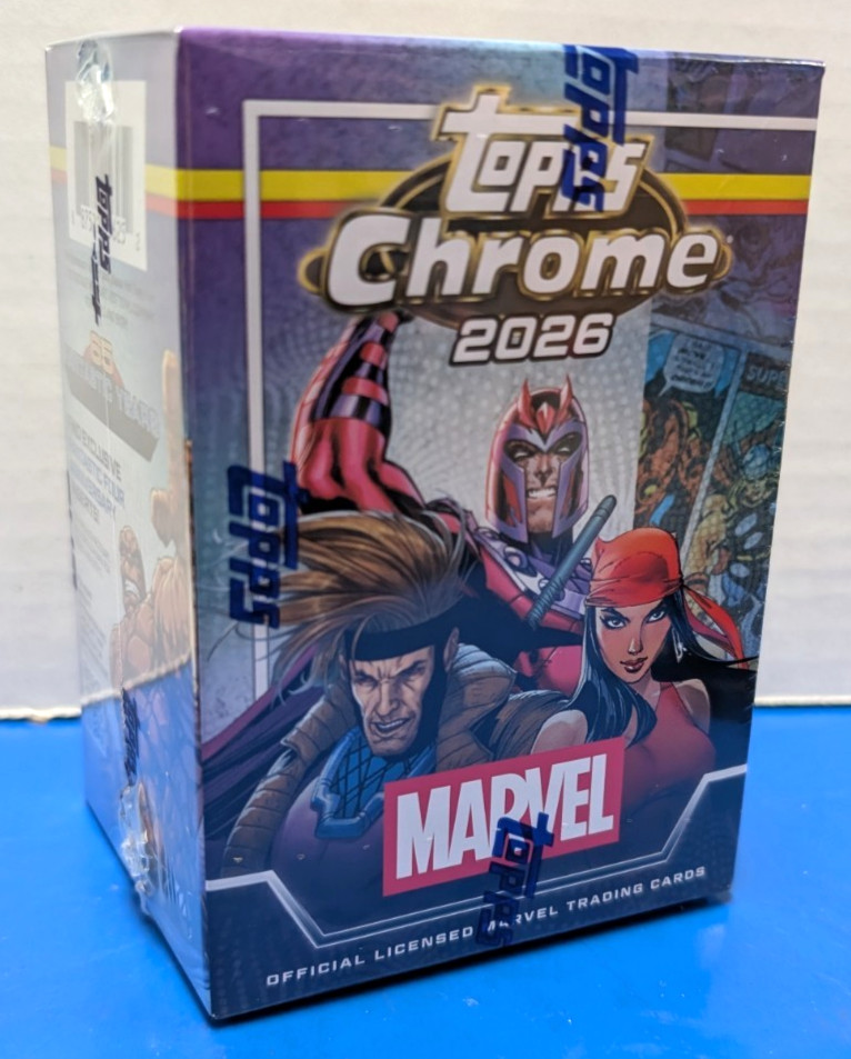 ✅ NEW TOPPS MARVEL CHROME 2026 VALUE BOX FACTORY SEALED IN-HAND FREESHIP ✅