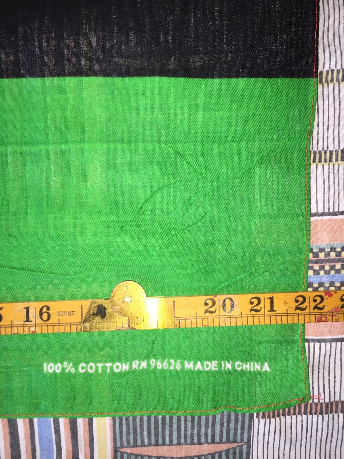 Red, Black & Green Bandana–Pan African- Marcus Garvey 1920