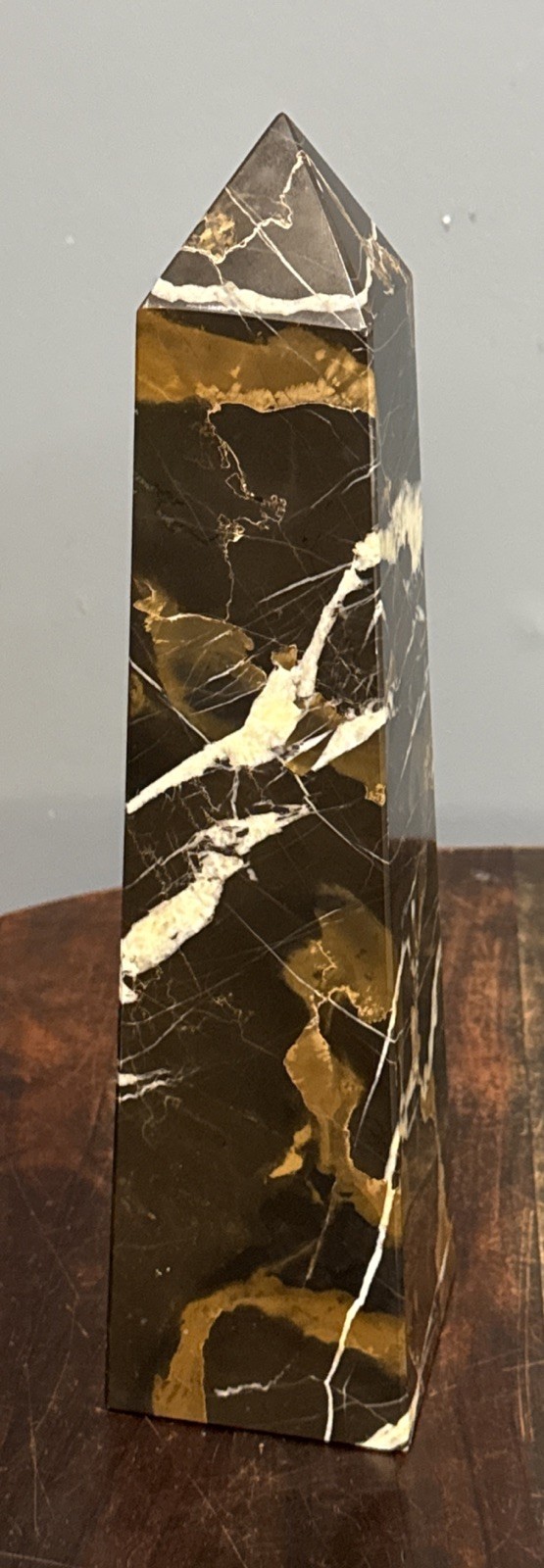 Black, Caramel, Brown, White Obelisk 14” Heavy Beautiful