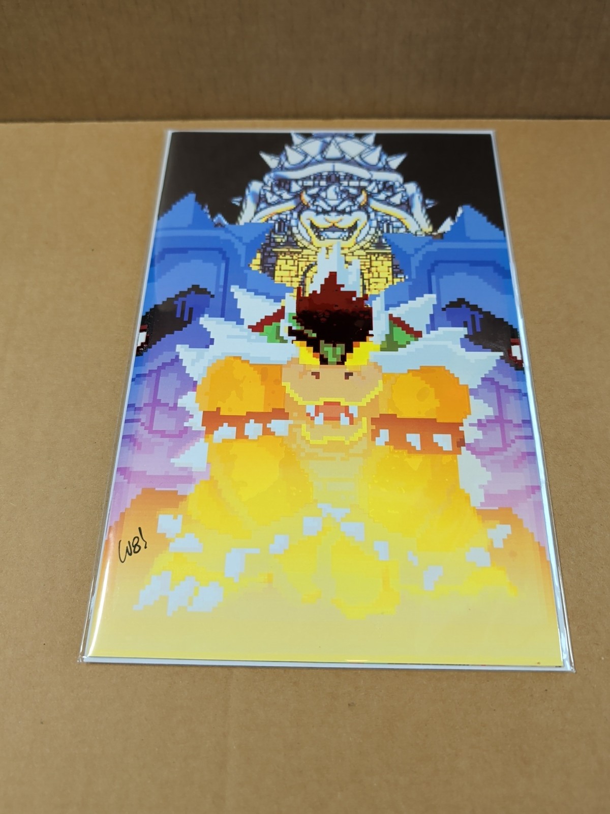 Absolute BOWSER ( Absolute Batman Homage) Embossed Varnish LTD 30 Signed COA