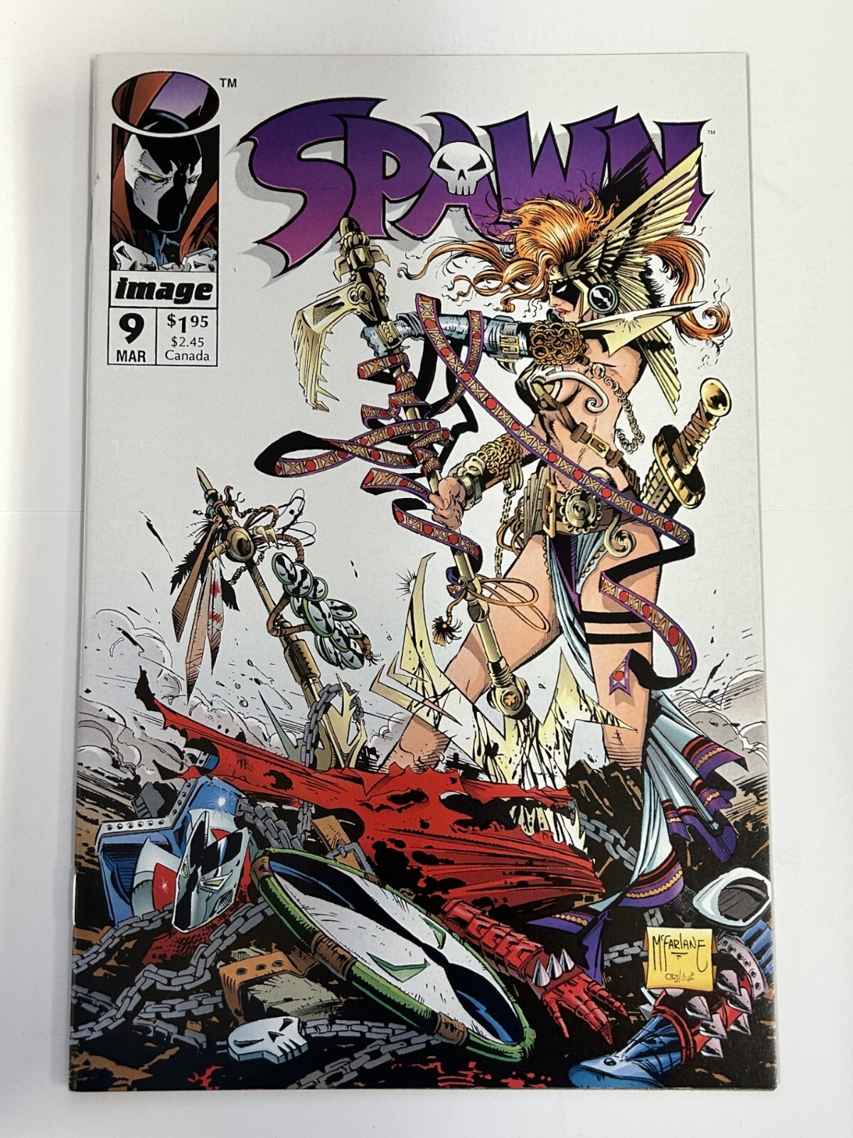 SPAWN #9 NEAR MINT 1993 IMAGE COMICS b-342