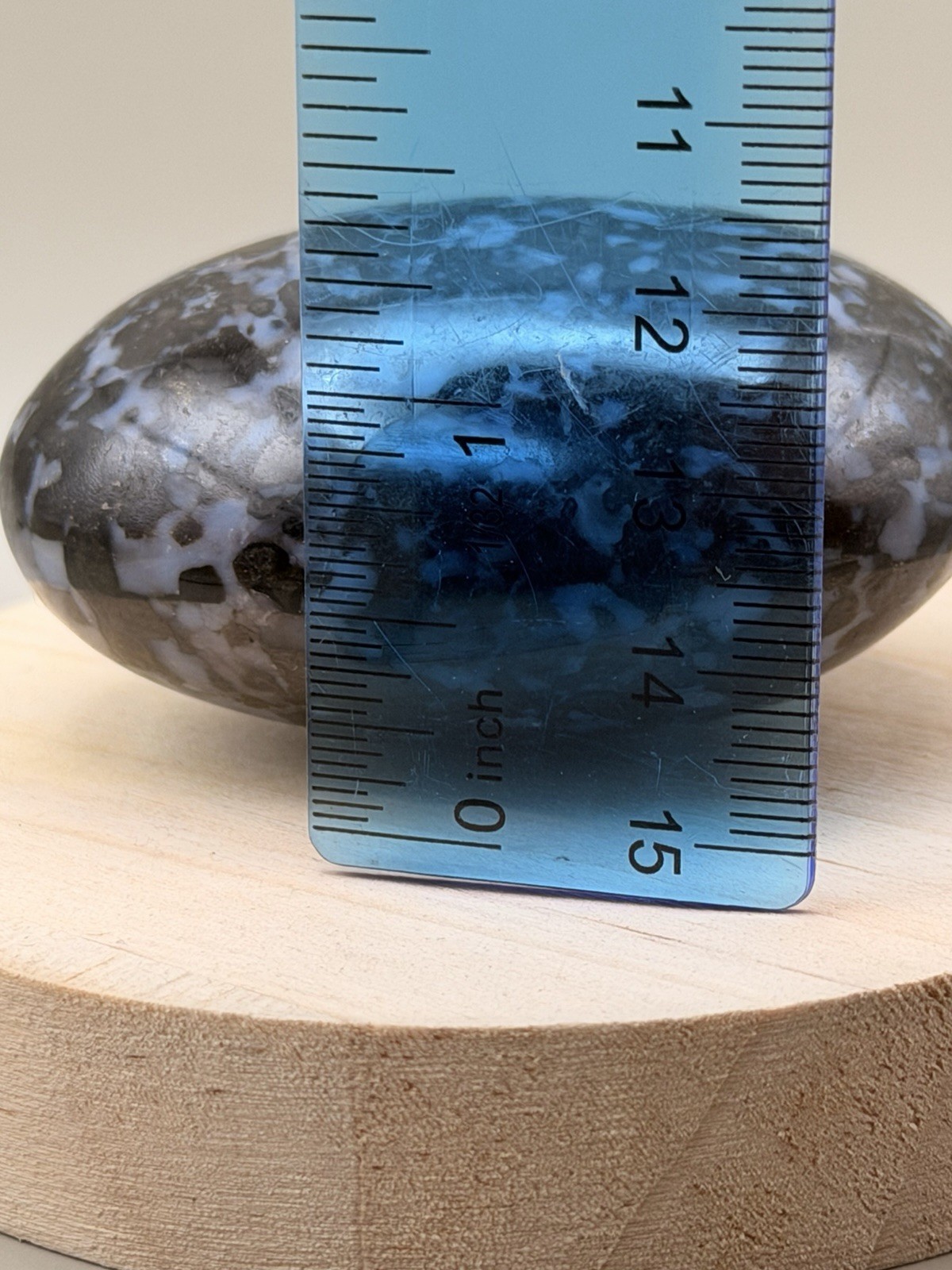 Mystic Merlinite Indigo Gabbro Palm Stone Gemstone From Madagascar Chunky