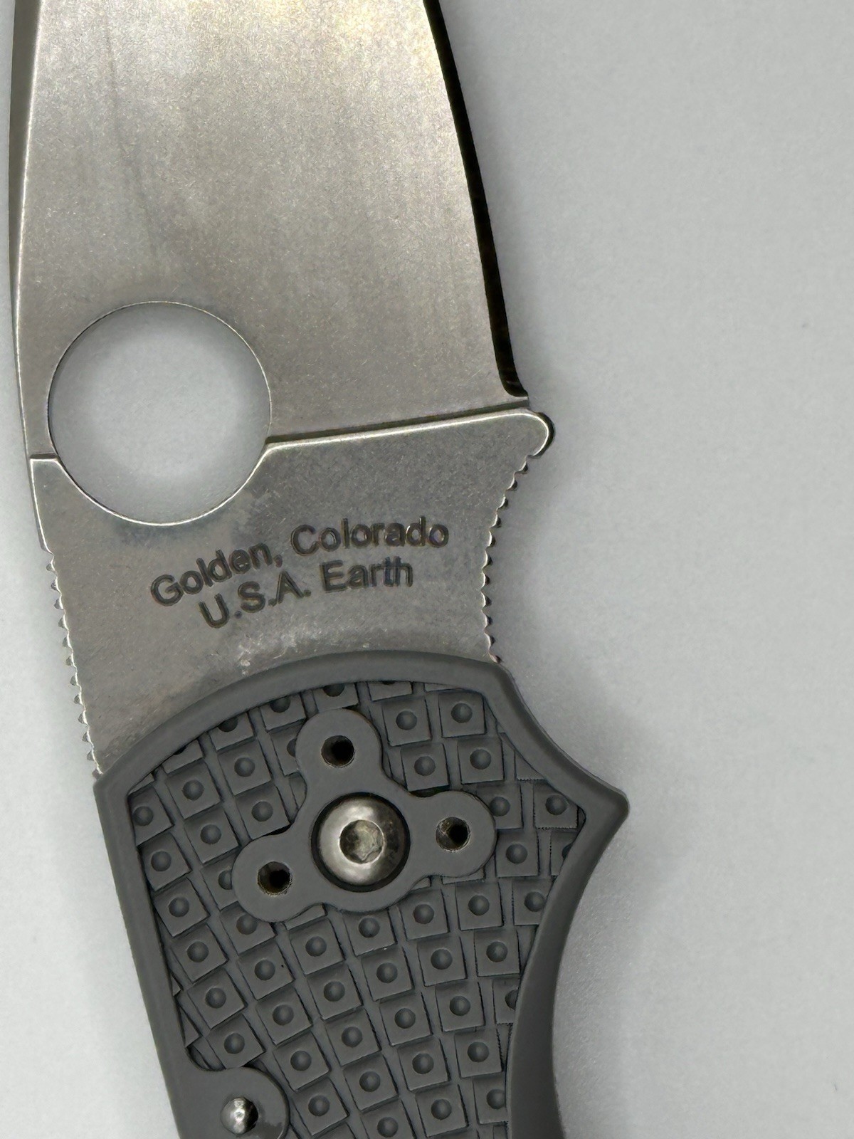 Spyderco Native 5 Lightweight Maxamet Gray FRN C41PGY5 Factory Sharp