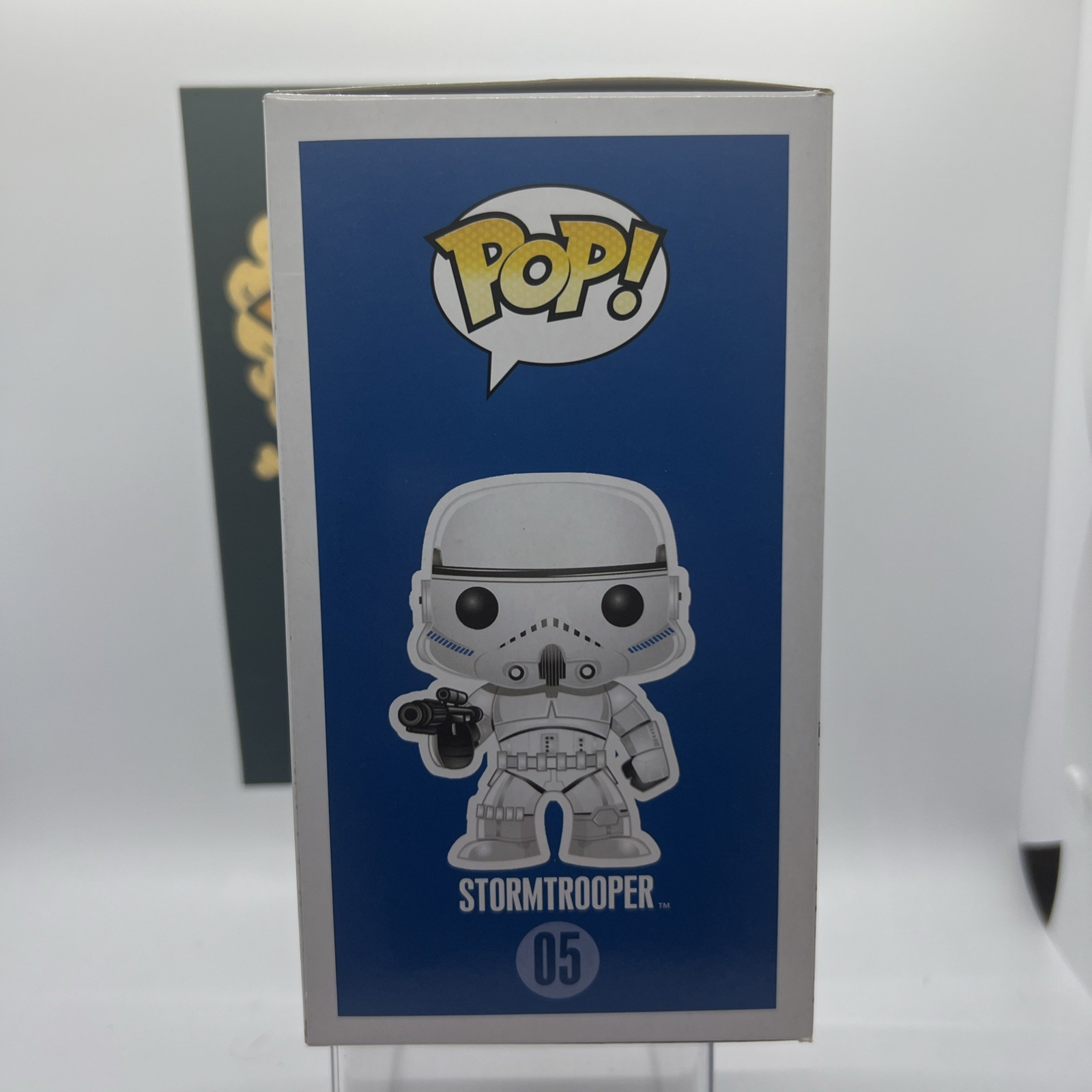 *OG* Star Wars: STORMTROOPER(Large Font) #05 Funko Pop! Series 1 Blue Box 2013