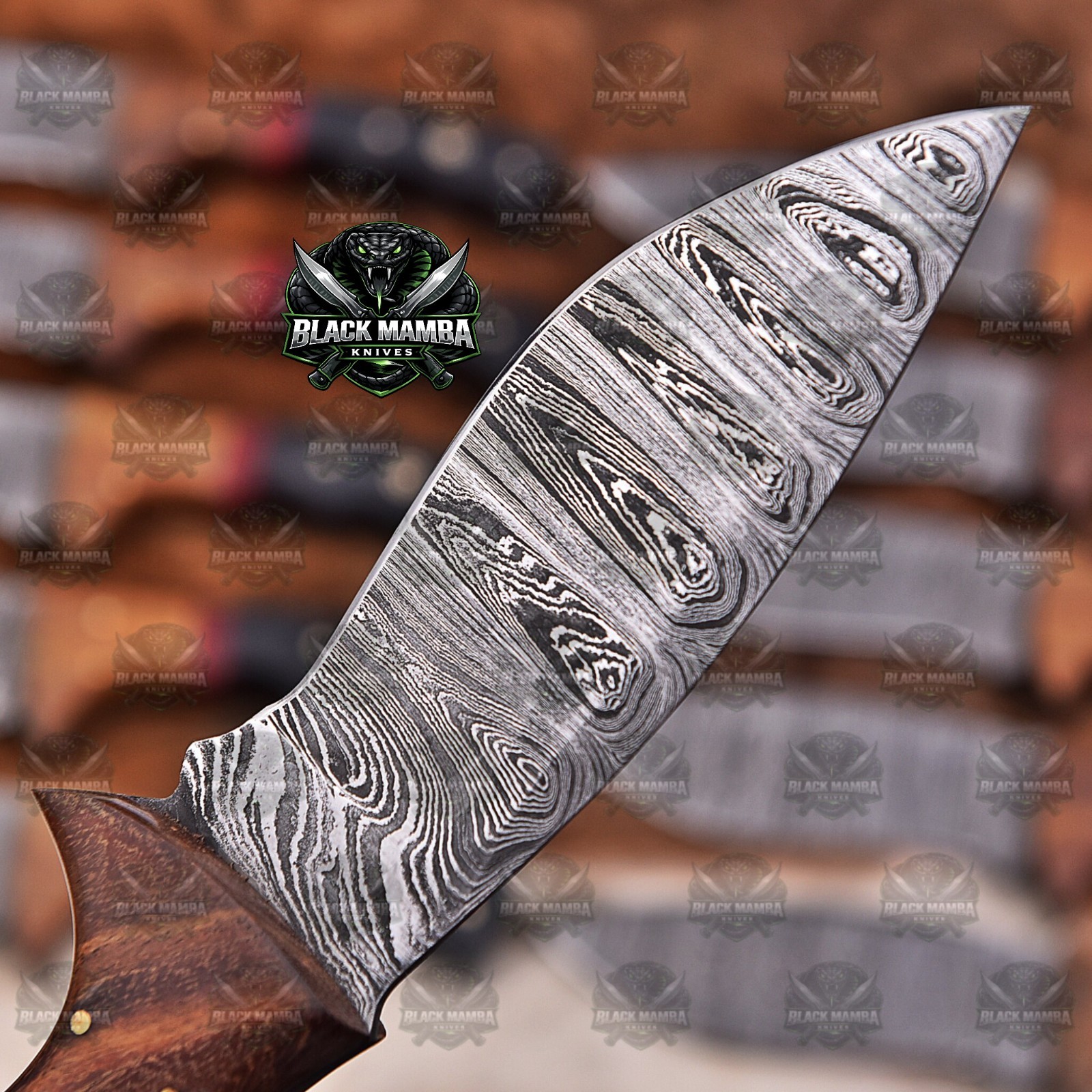 Lot of 20 pcs 8 in Handmade Damascus Steel Skinner knife with sheath Wood Handle