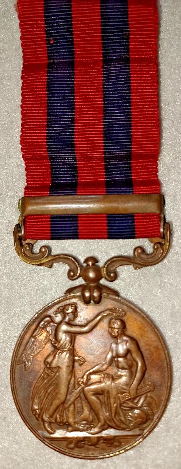 INDIA GENERAL SERVICE MEDAL 1854-95, 1 clasp, Burma 1885-7, Bronze issue