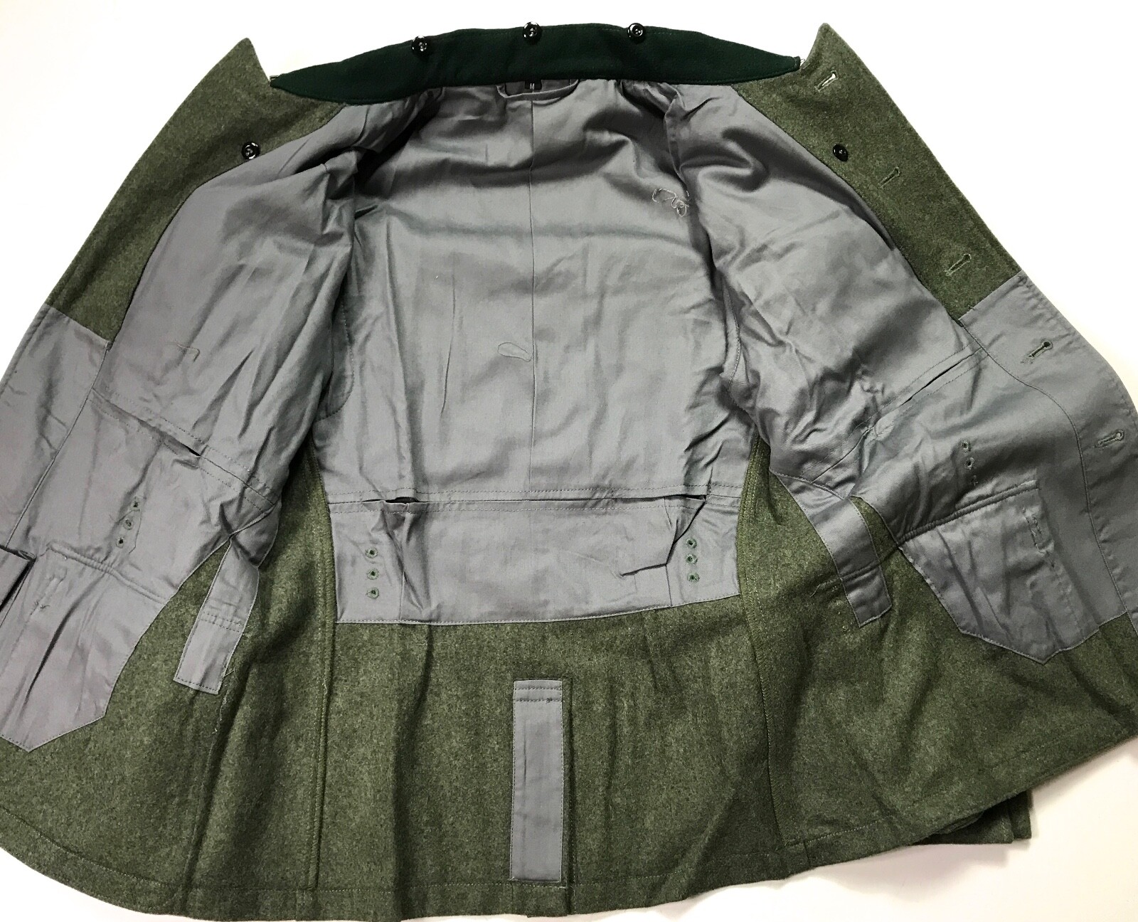 WWII GERMAN HEER WAFFEN M1936 M36 WOOL COMBAT FIELD GREY TUNIC-XLARGE