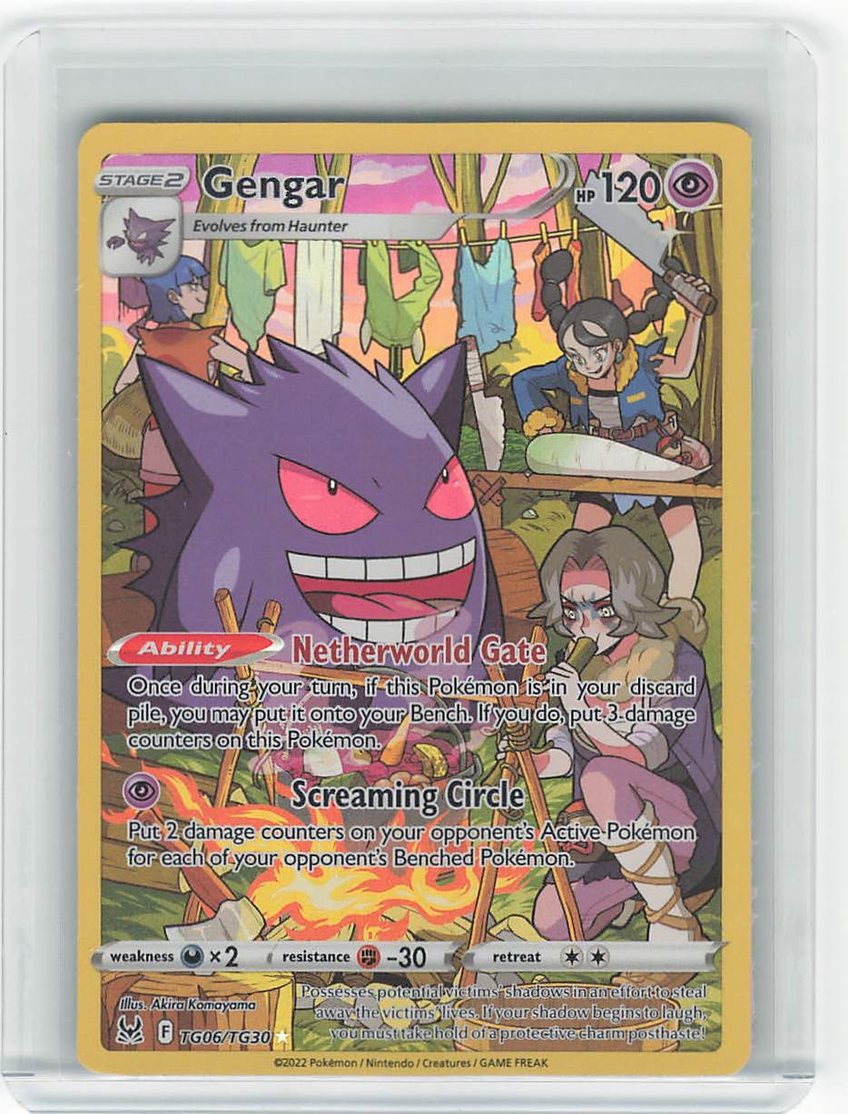 Pokemon TCG Gengar Holo SWSH11: Lost Origin Trainer Gallery TG06/TG30 NM