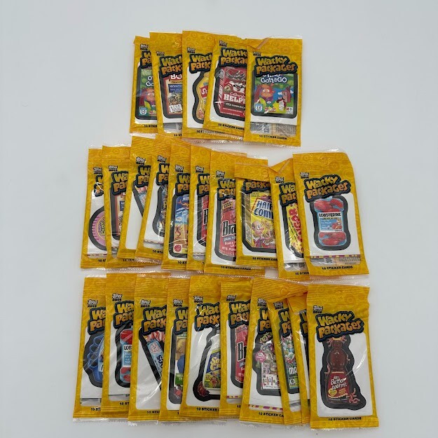 2014 Topps Wacky Packages Lot Of 25 Packs Factory Sealed 10 Cards Per Pack!