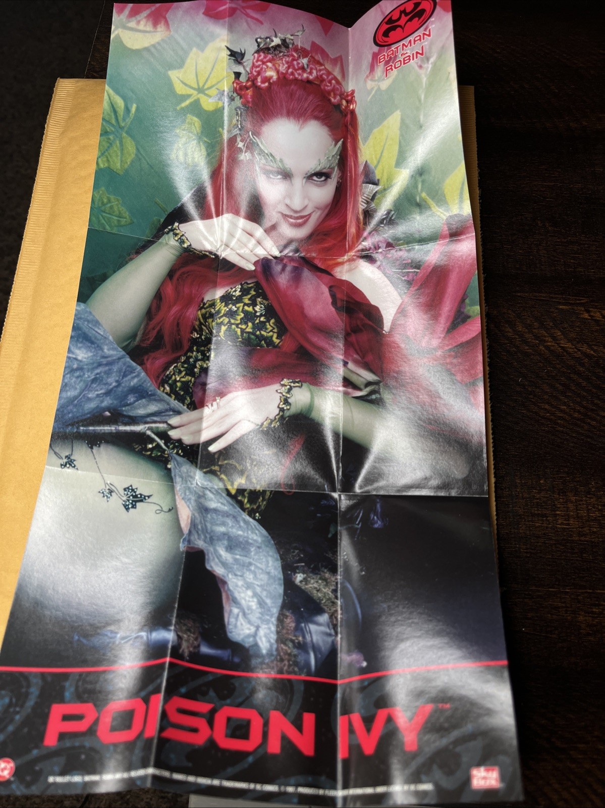1997 Skybox Batman & Robin Poison Ivy 14 x 8” Mini Poster Insert As Pictures