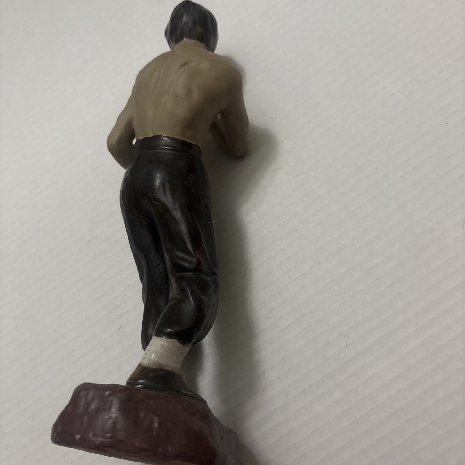 Bruce Lee 10” Statue Collectable 1960’s Vintage handcrafted matte ceramic