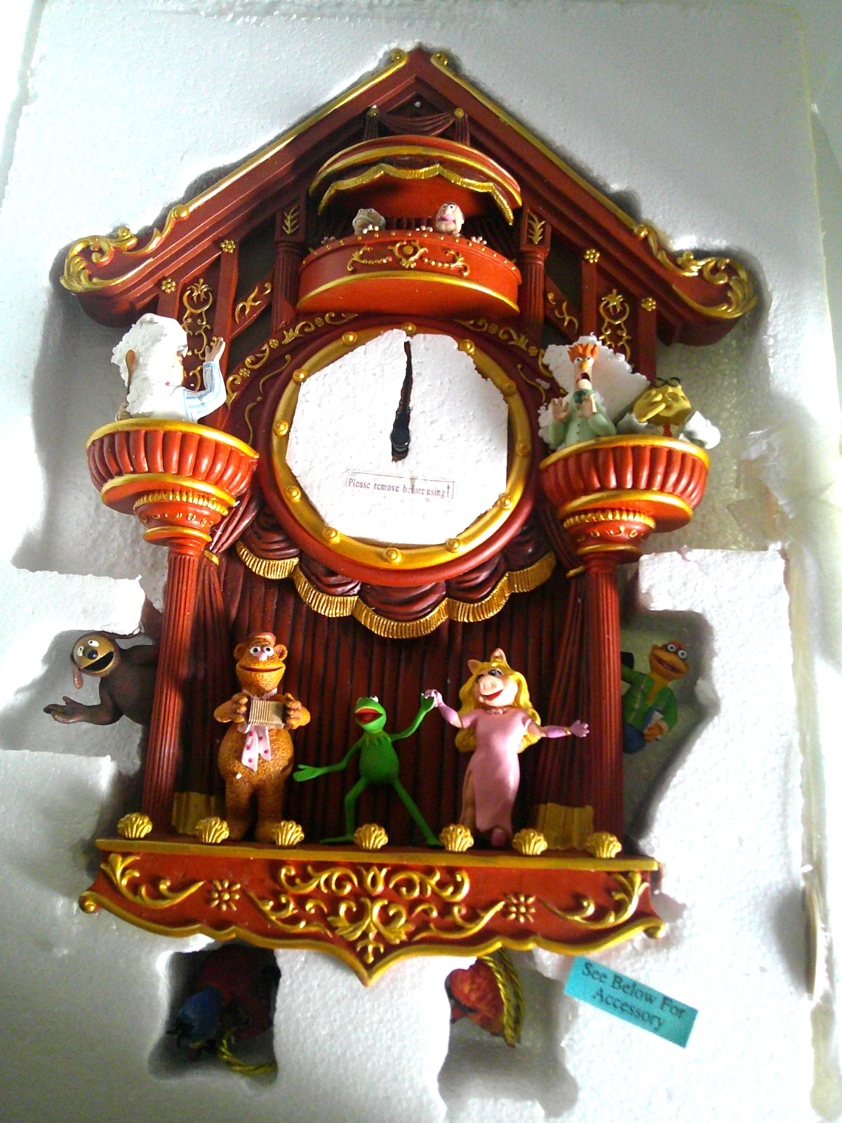 Disney/Bradford Exchange -Muppet Show Cuckoo Clock -Limited Edition -A3070 – NEW